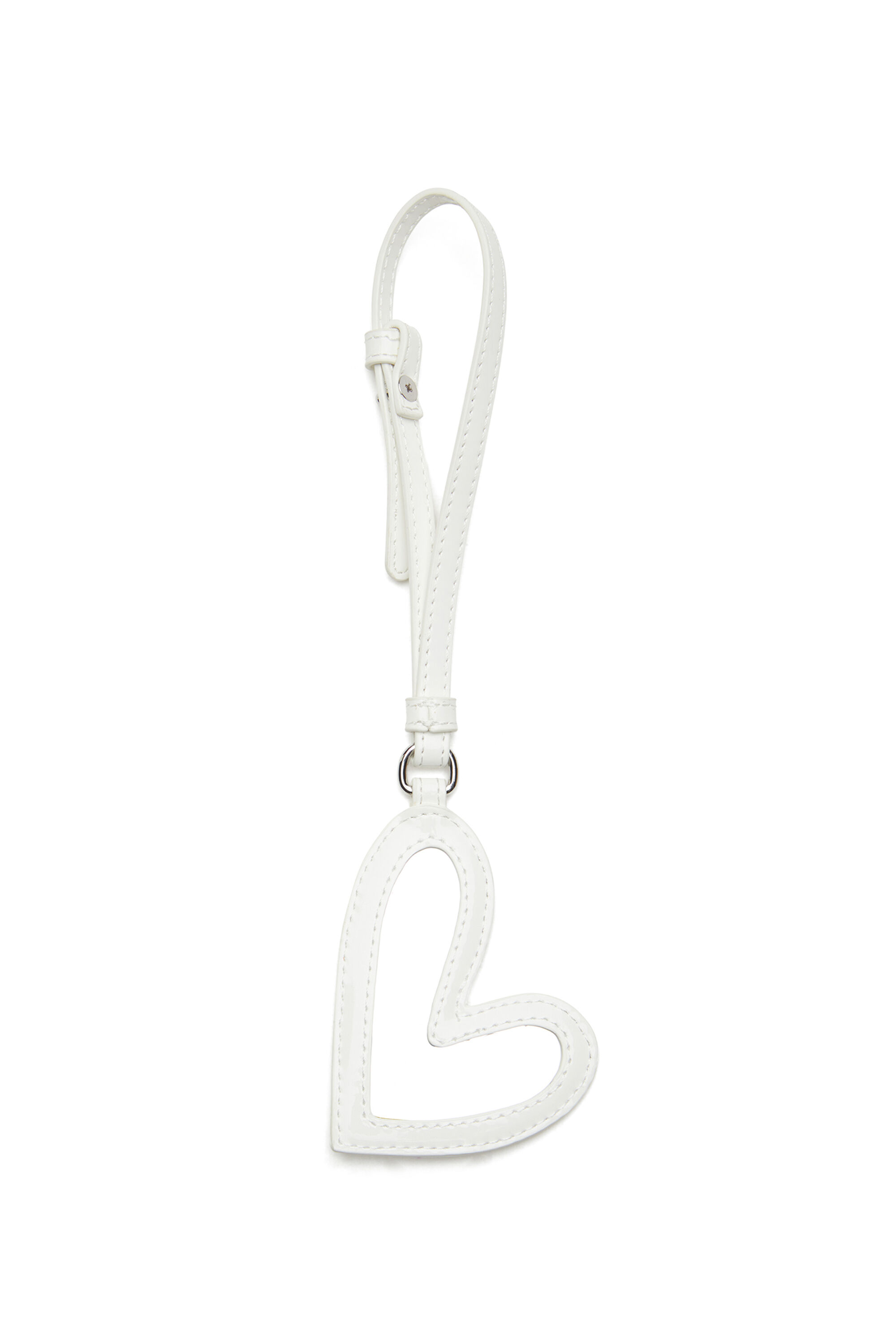DIESEL☆ Mirror charm with glossy finish ホワイト Women's Mirror charm with glossy finish | White | Diesel