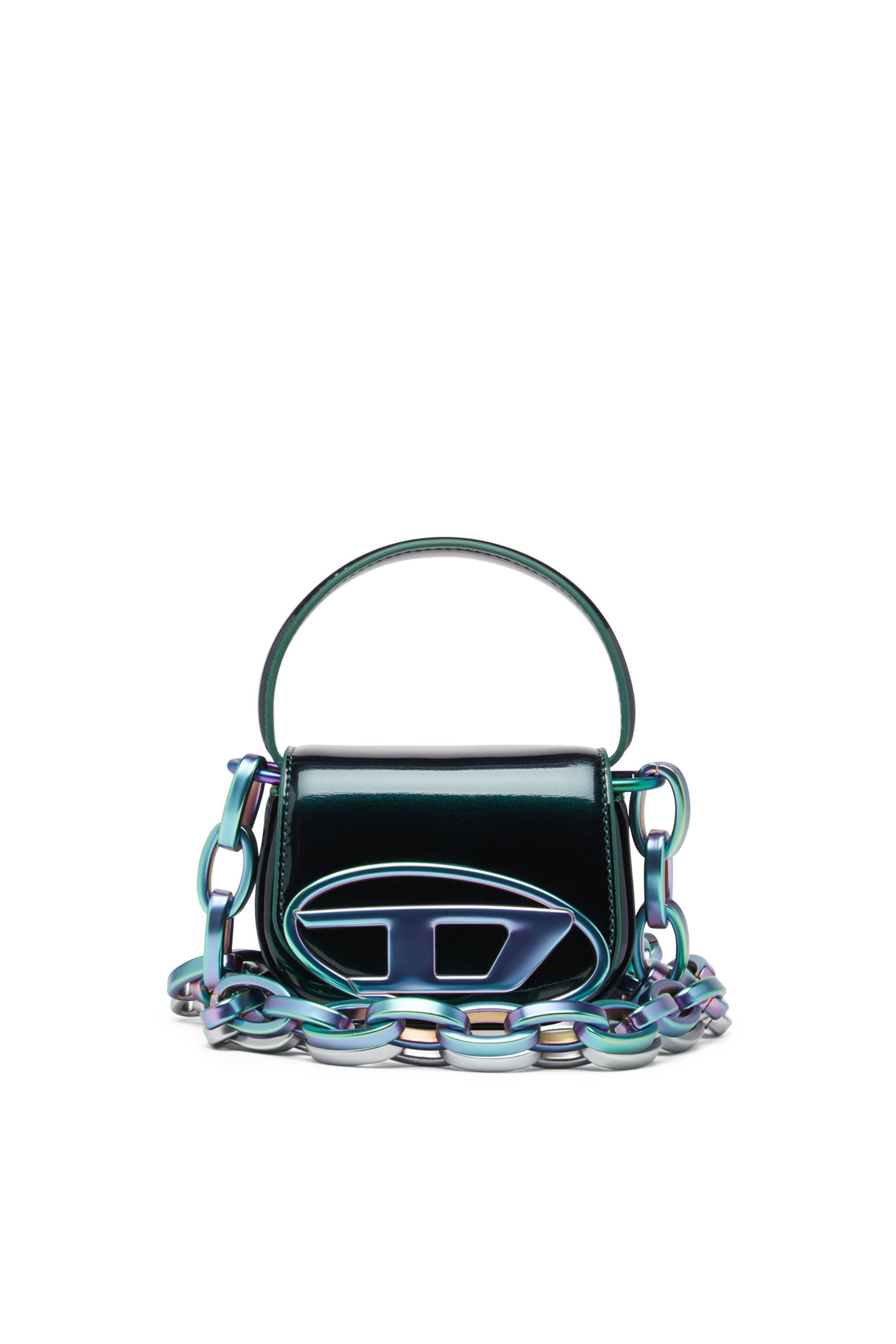 Diesel - 1DR XS, Woman 1DR XS-Iconic iridescent mini bag in Multicolor - Image 1