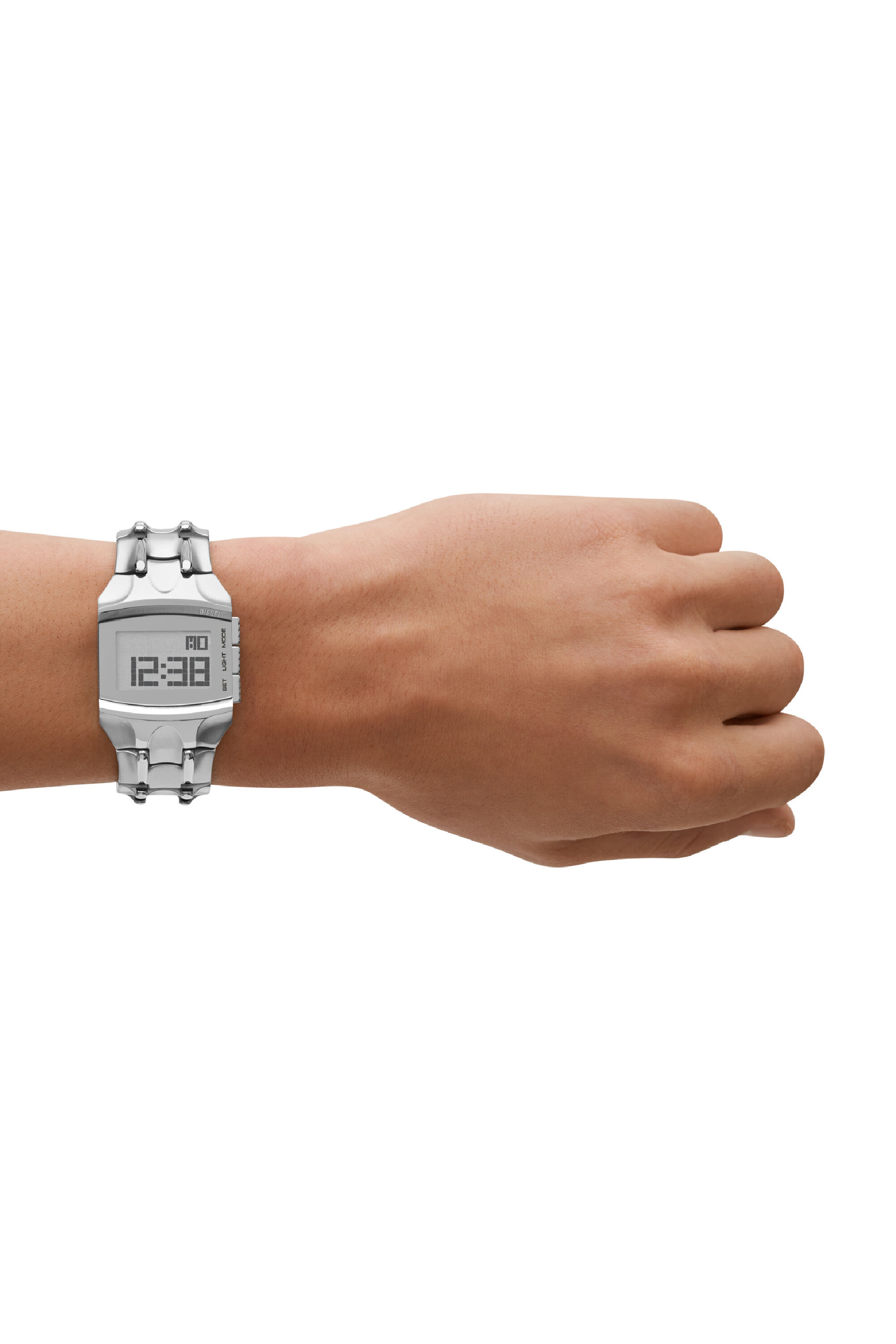 Women's Croco Digital stainless steel watch | DZ2155 Diesel