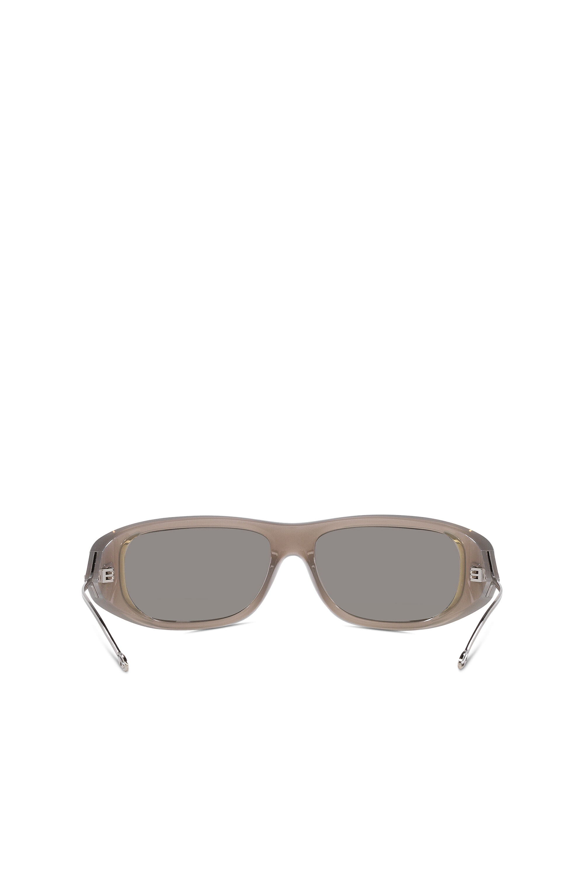 Diesel - 0DL3001, Unisex Wraparound style sunglasses in Grey - Image 3