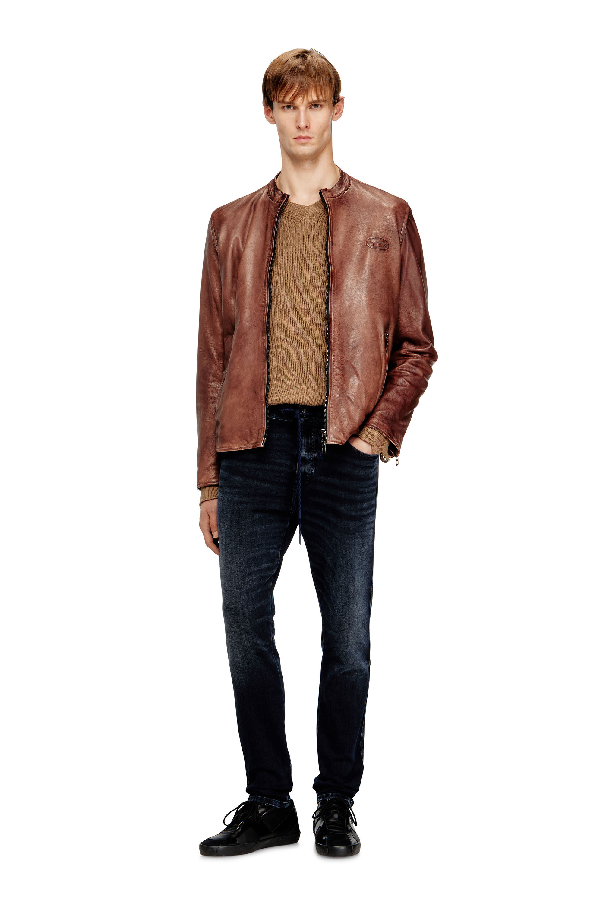 Diesel - Man's Slim 2062 D-Strukt Joggjeans&reg; 09N80, Dark Blue - 1