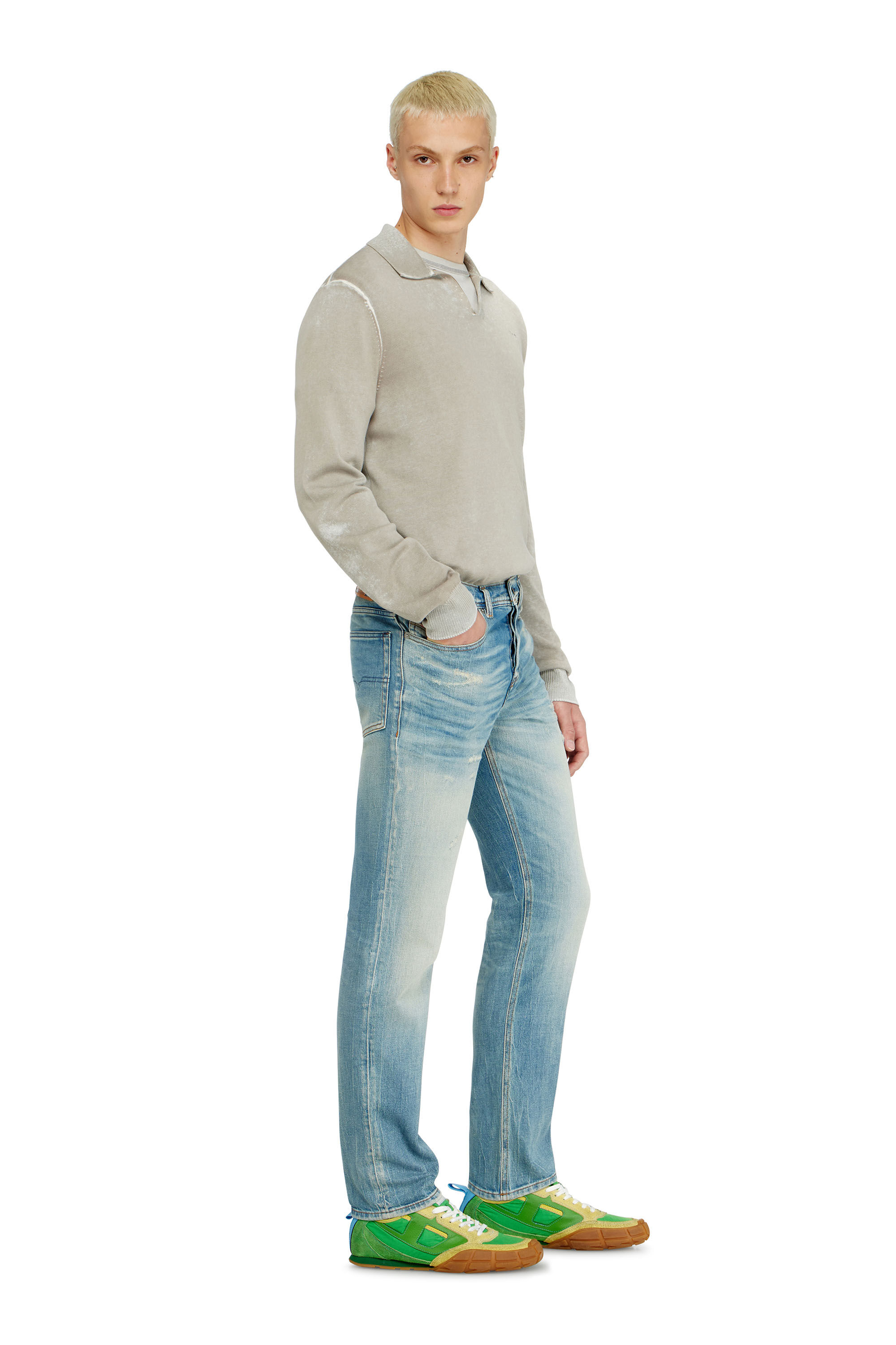 Diesel - Man's Regular Jeans 2023 D-Finitive 09P33, Light Blue - 1