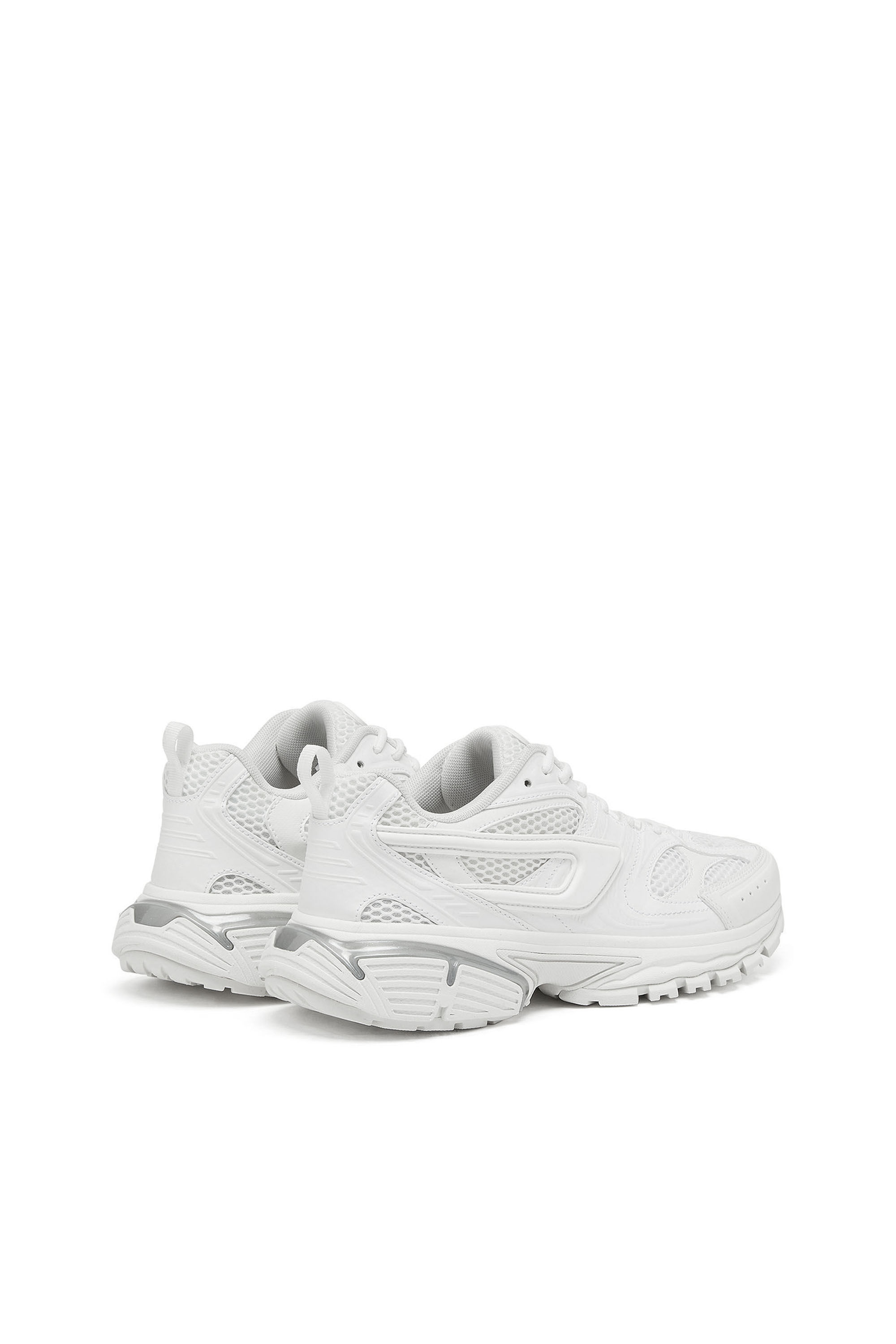 Diesel - S-SERENDIPITY PRO-X1, Man S-Serendipity-Monochrome sneakers in mesh and PU in White - Image 3