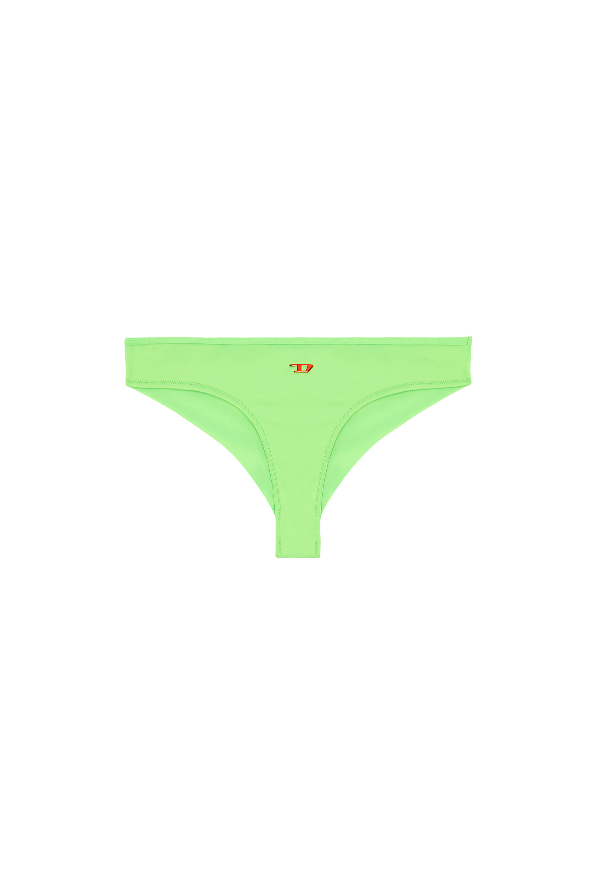 Diesel - BFPN-BONITAS-X, Woman Neon bikini bottoms with D logo in Green - Image 4