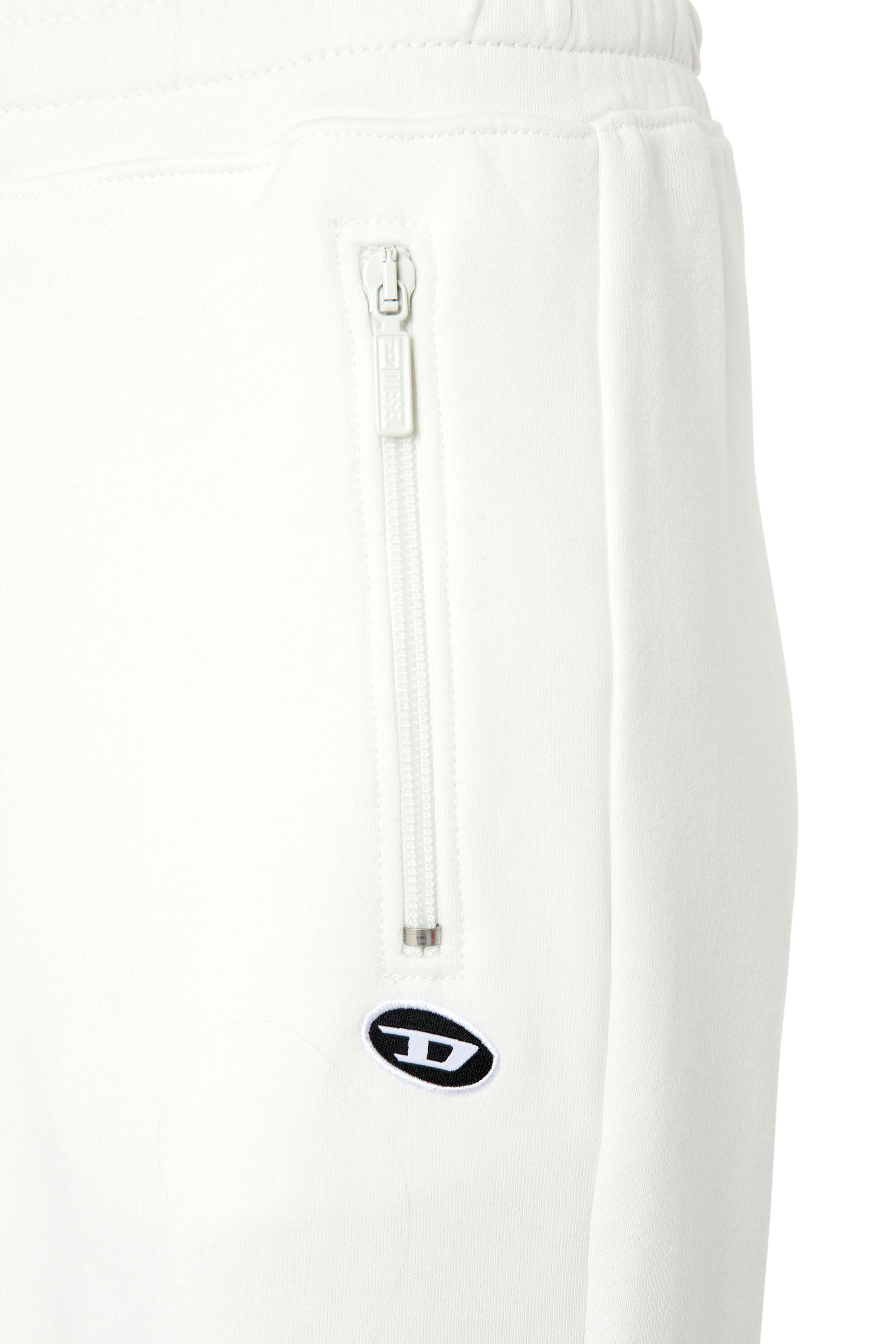 Diesel - P-ZAM-DOVAL-PJ, Woman Track pants with oval 'D' patch in White - Image 5
