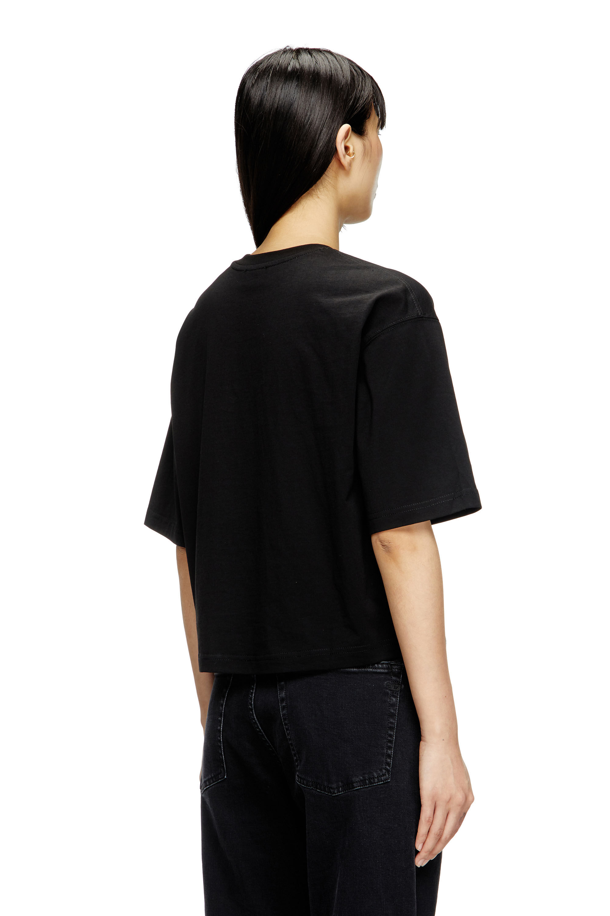 DIESEL ブラック T-Rowy-Od Tシャツ セール】レディース Tシャツ T-ROWY-OD（Tシャツ/カットソー