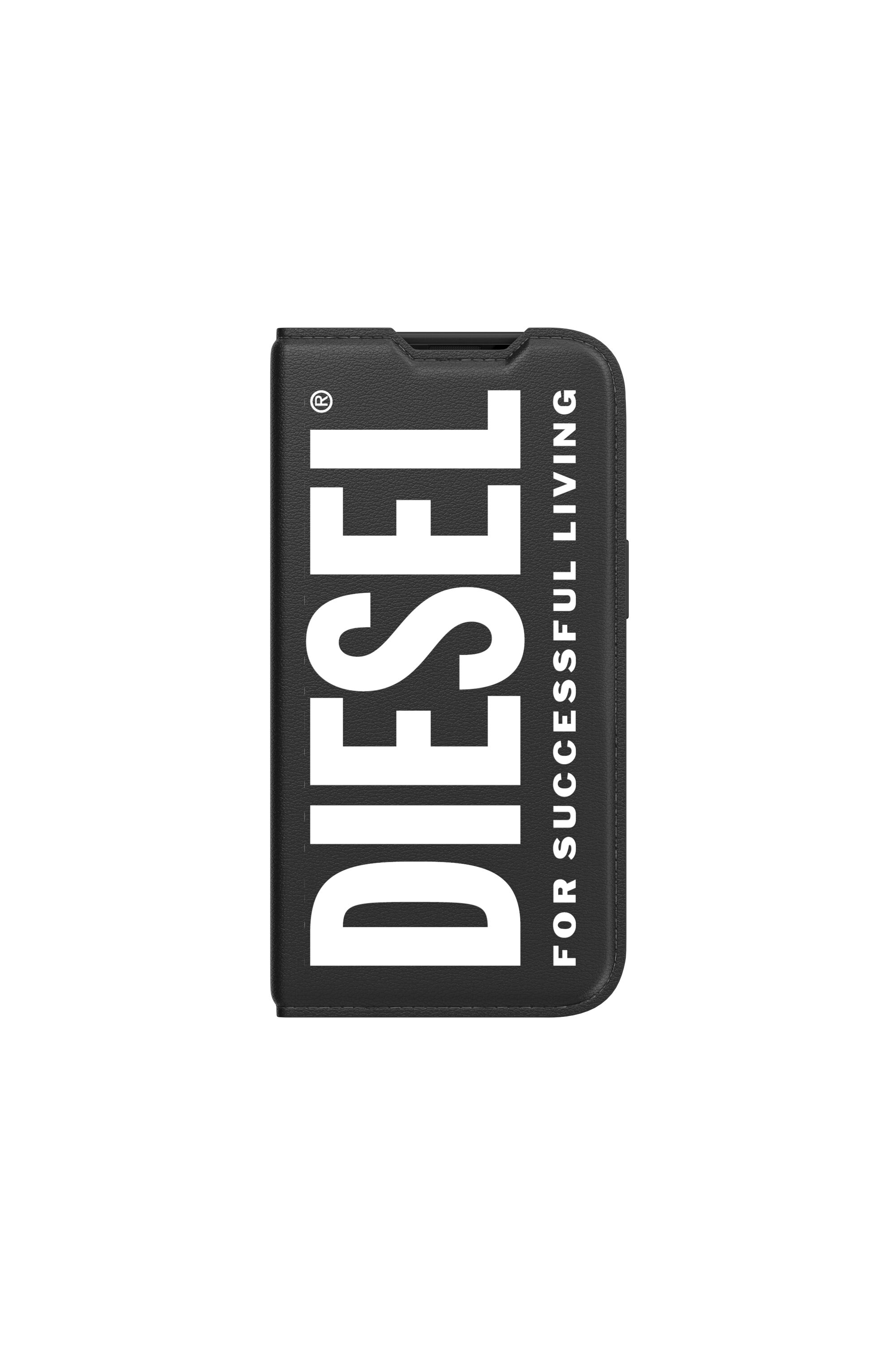 Diesel - 50260 BOOKLET CASE, Unisex Booklet case core for iPhone 14 in Black - Image 2