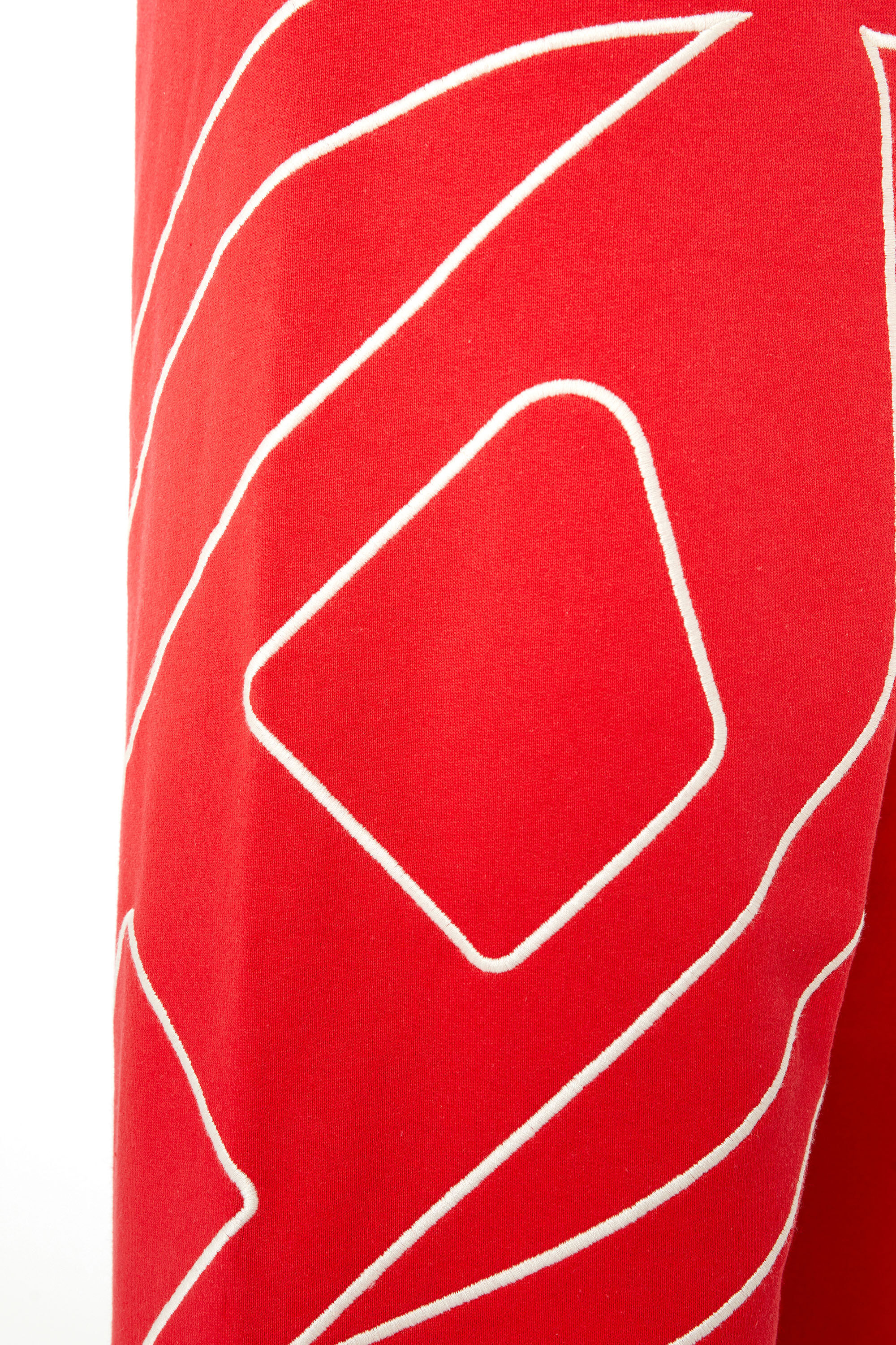 Diesel - P-MARKY-MEGOVAL, Man Sweatpants with maxi D logo in Red - Image 5