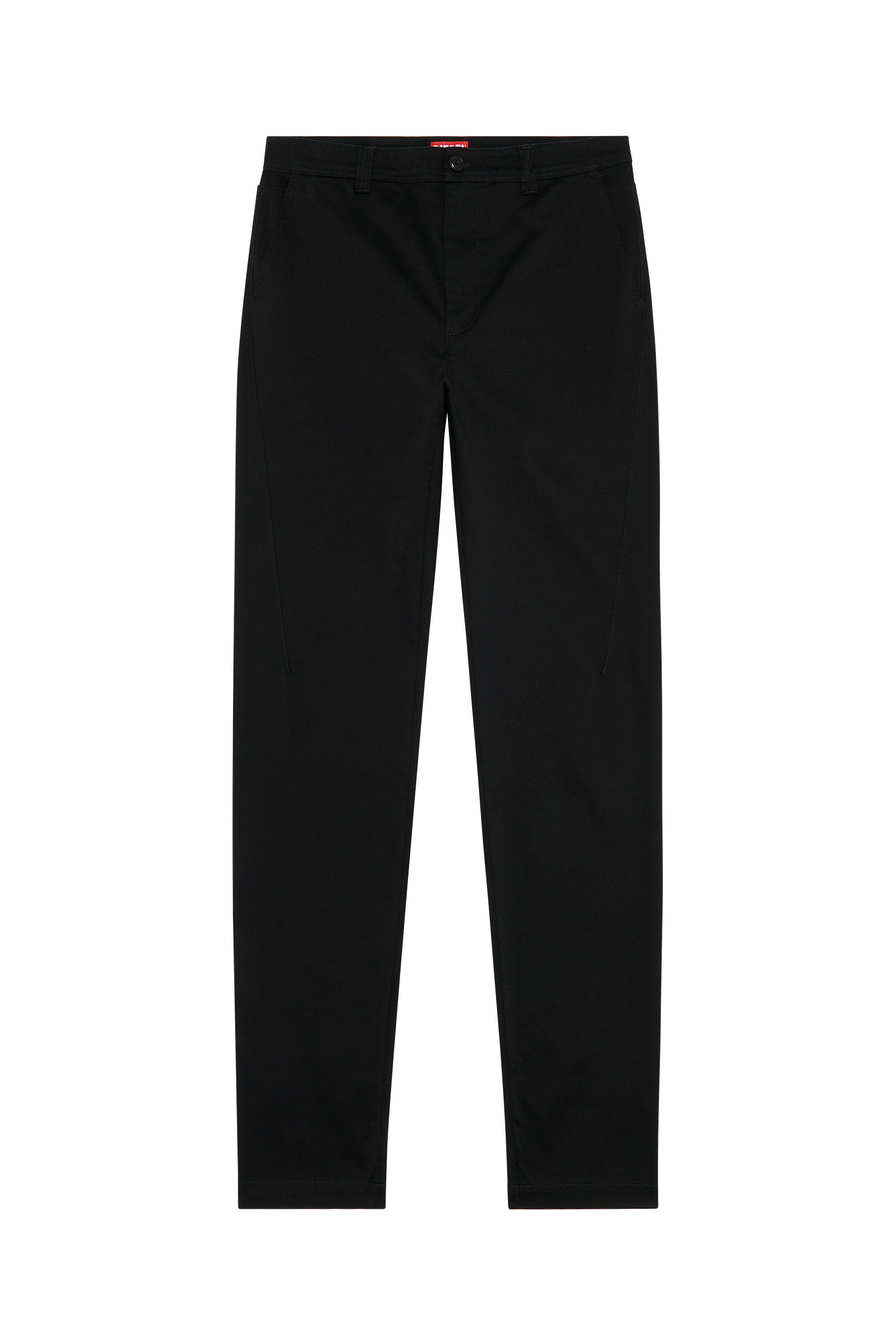 Diesel - P-DEAN, Man Chino pants in cotton gabardine in Black - Image 2