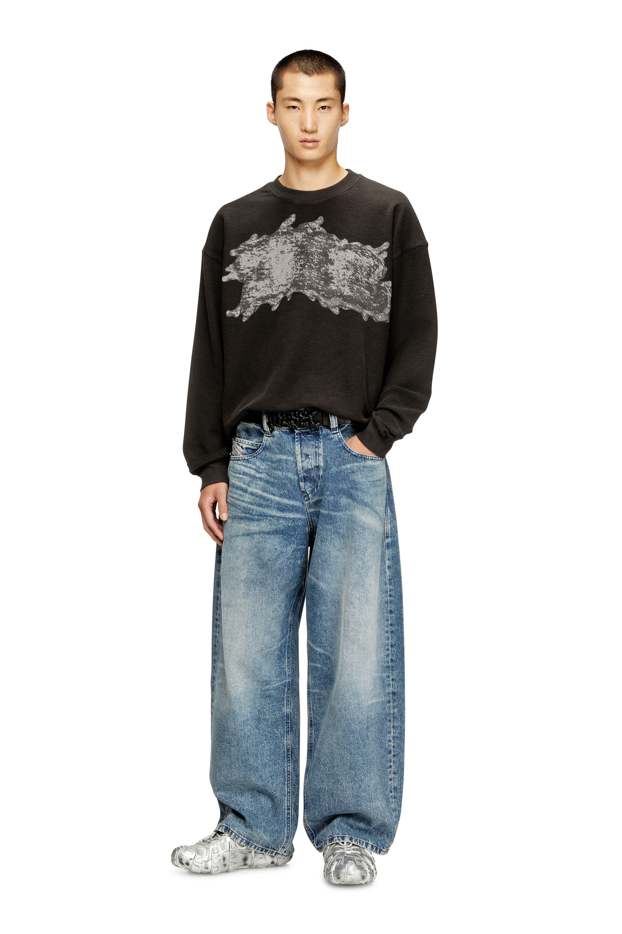 Diesel - Unisex's Relaxed Jeans 1997 D-Enim 007DA, Light Blue - 1