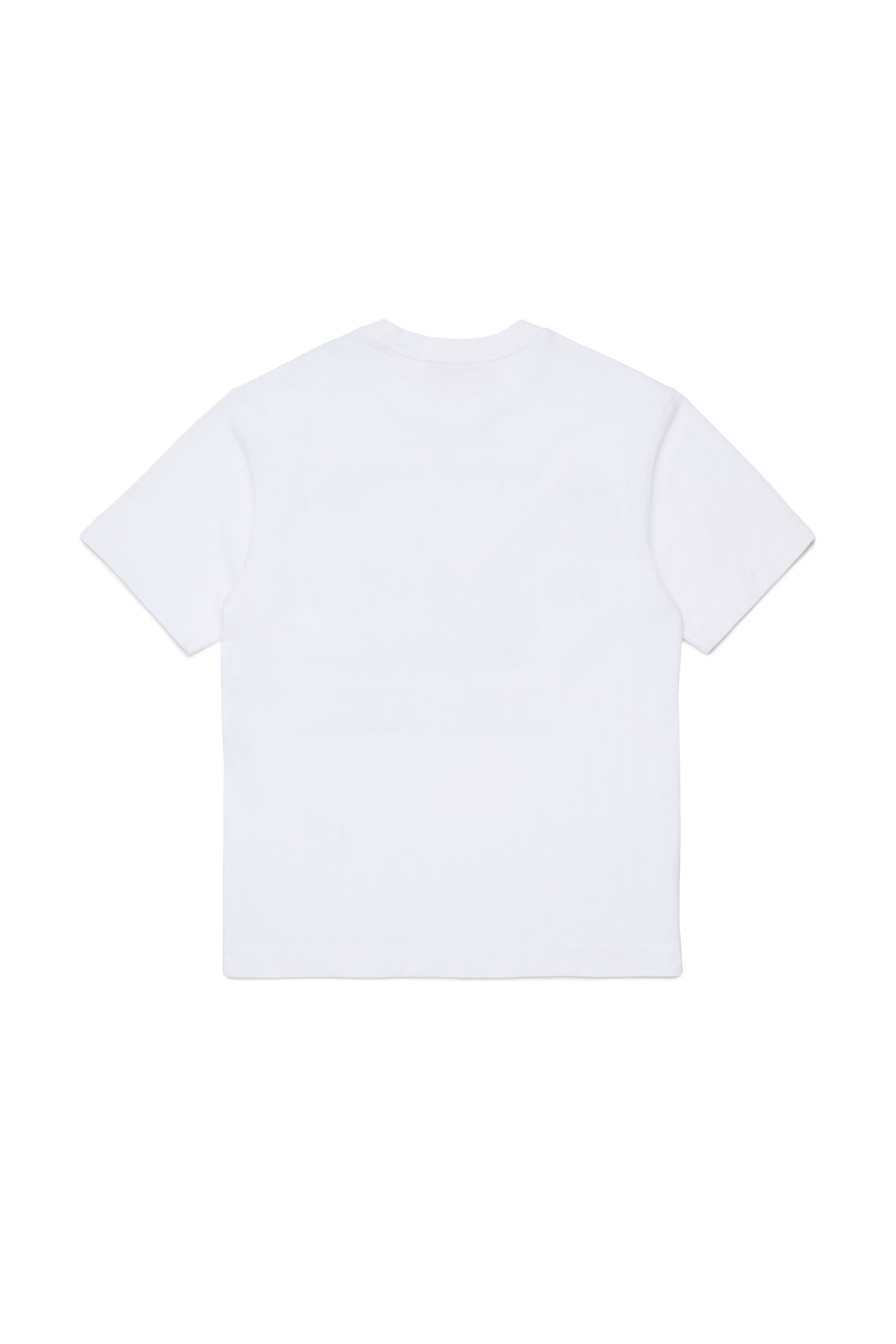 Diesel - TDERSIM OVER, Man's T-shirt with vintage-style print in White - 2