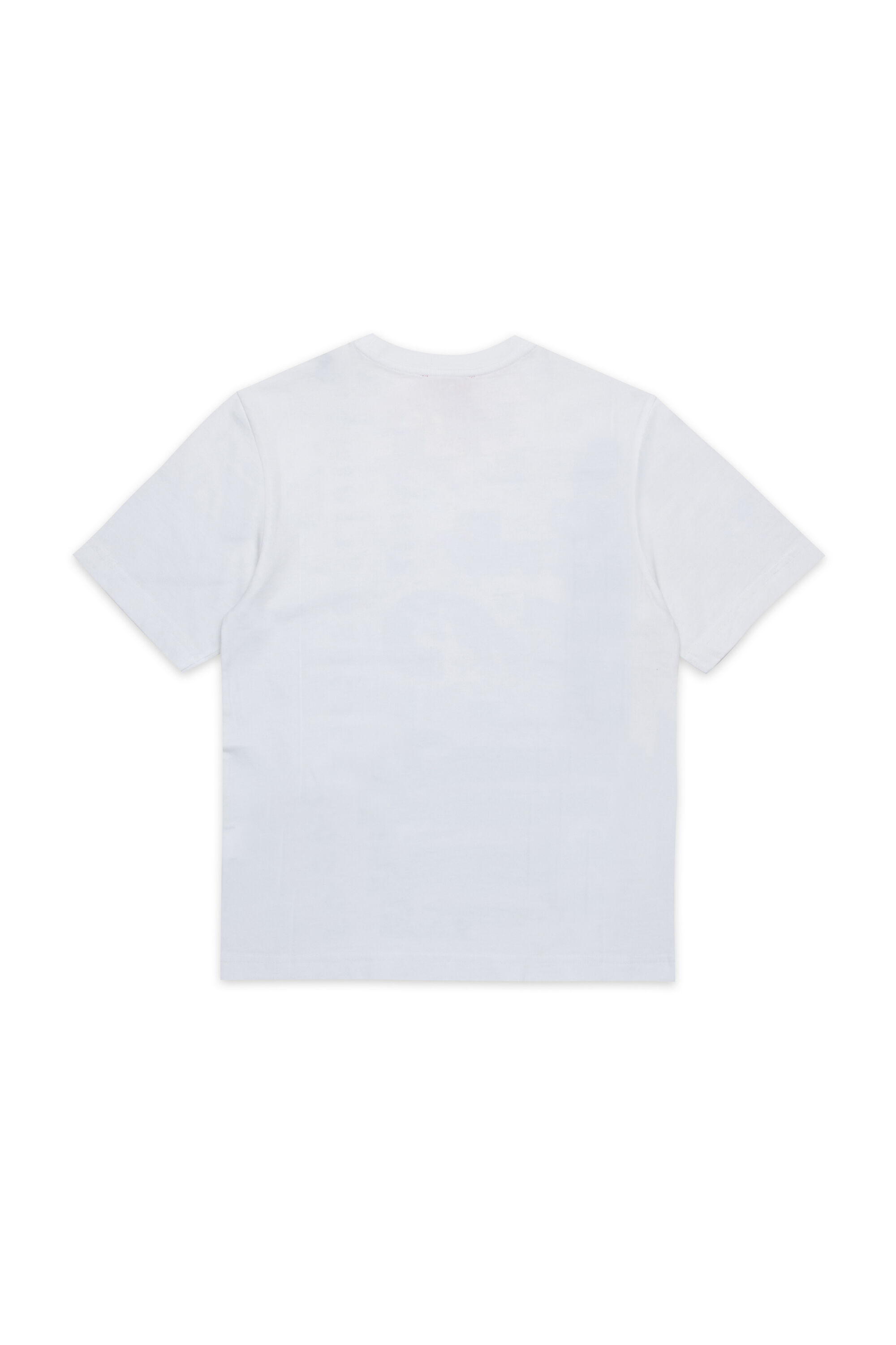 Diesel - TBOXTQ23 OVER, Man's Cotton t-shirt with logo print in White - 2