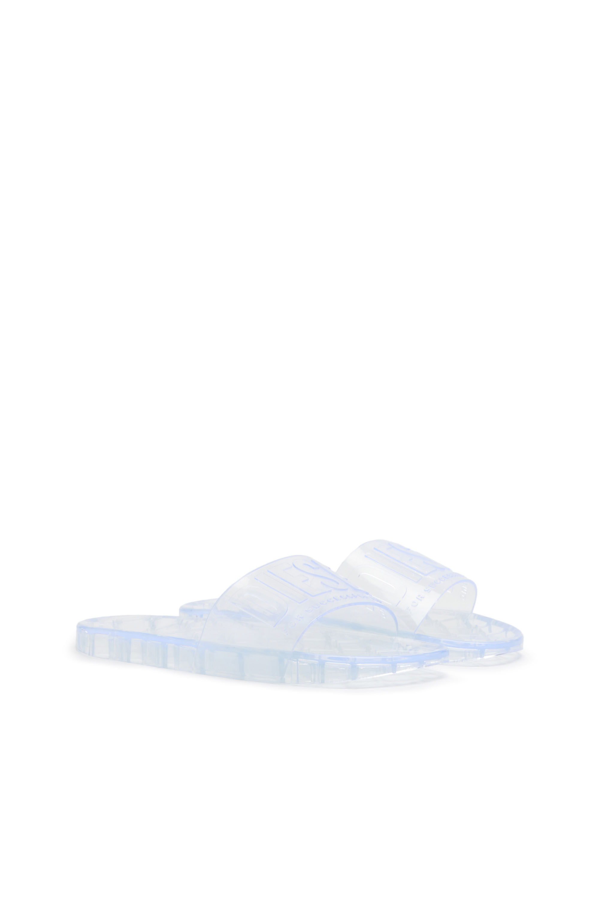Diesel - SA-KARAIBI GL X, Woman Sa-Karaibi-Pool slides in clear PVC in White - Image 2