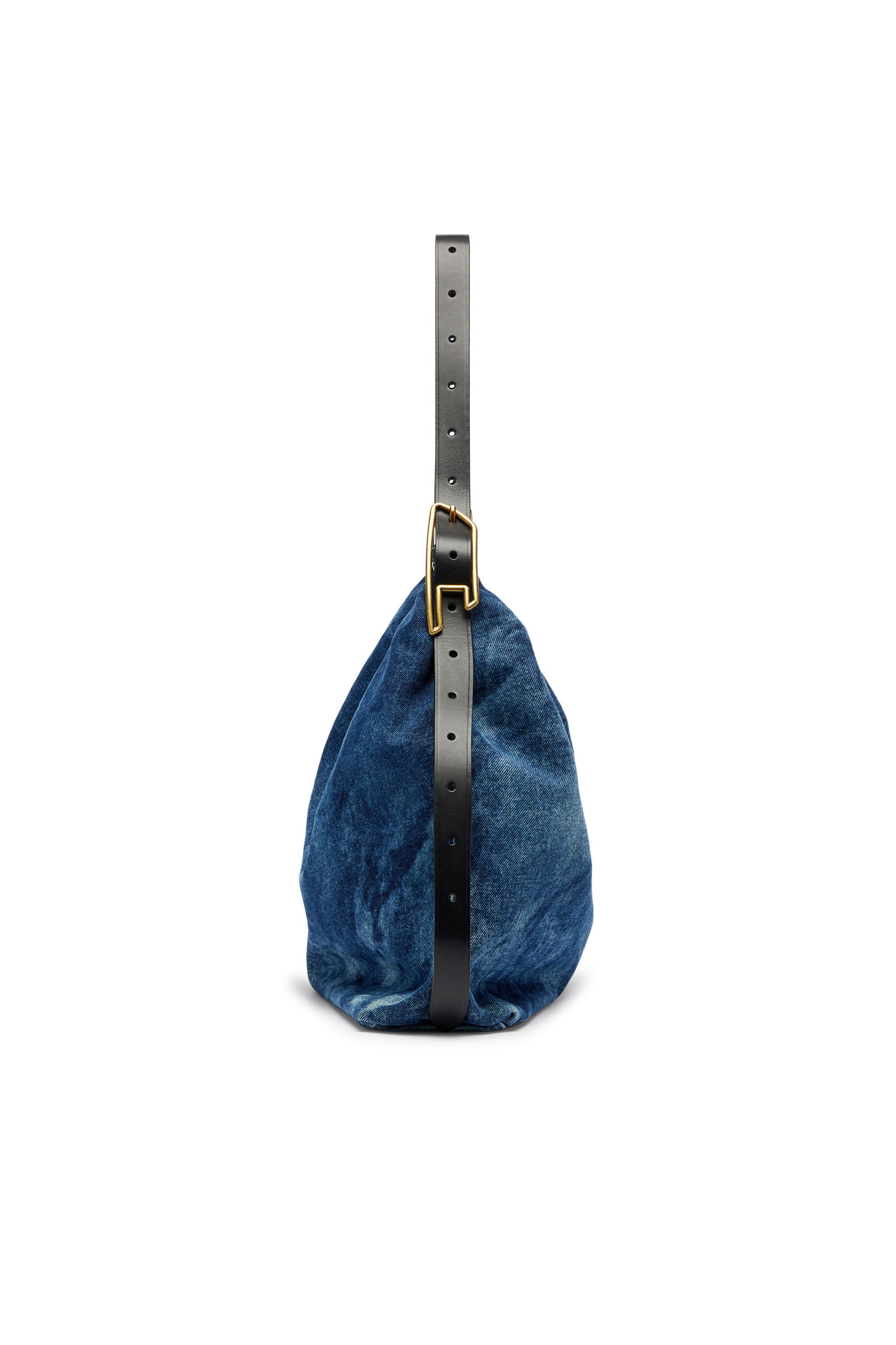 Diesel - D-LINE HOBO, Woman's D-Line-Denim hobo bag in Medium blue - 5