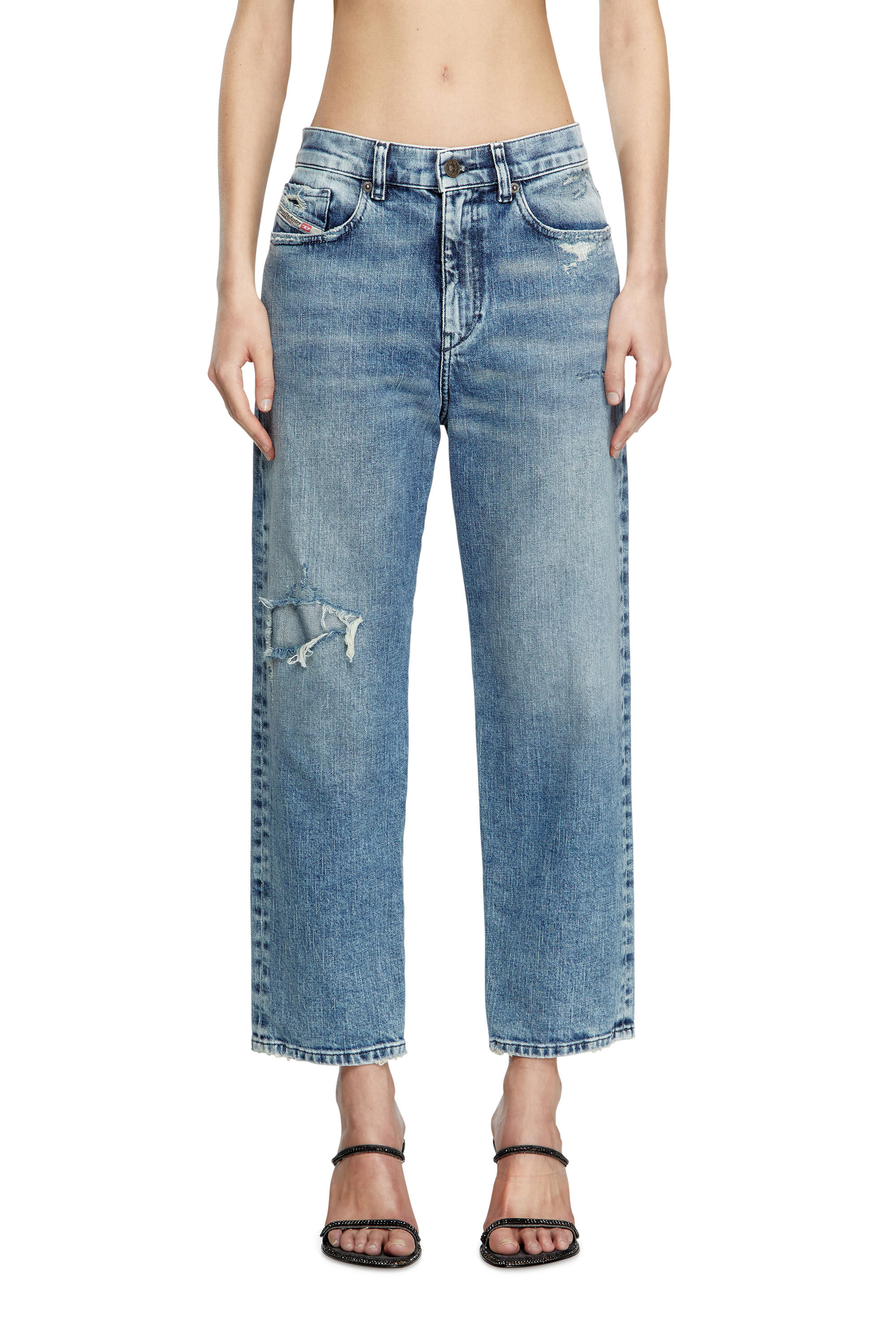 Diesel - Woman's Regular Jeans 2016 D-Air 09L34, Light Blue - 3
