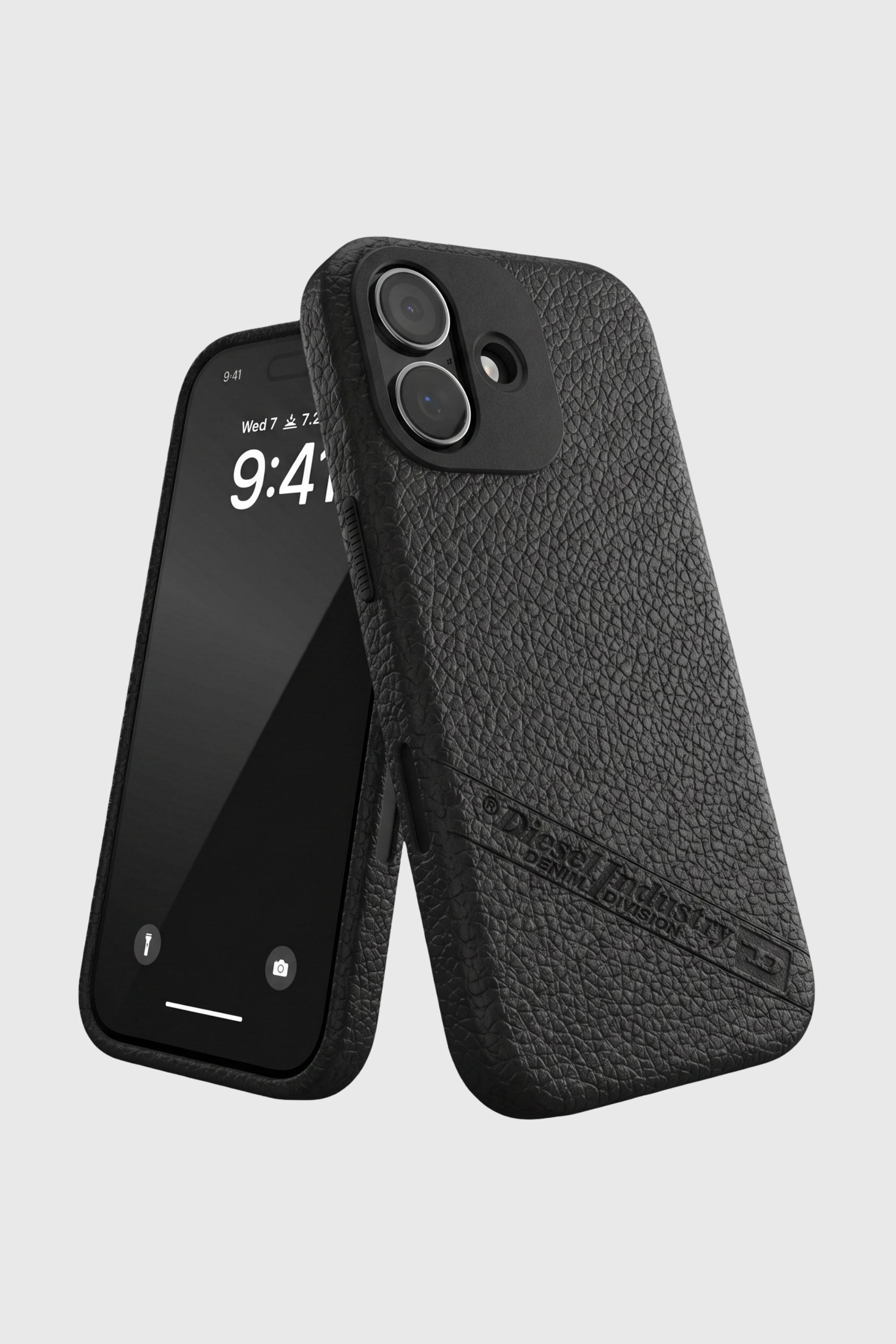 Diesel - 60640 MOULDED CASE, Unisex's Flag D case with MagSafe for iPhone 17 in Black - 6