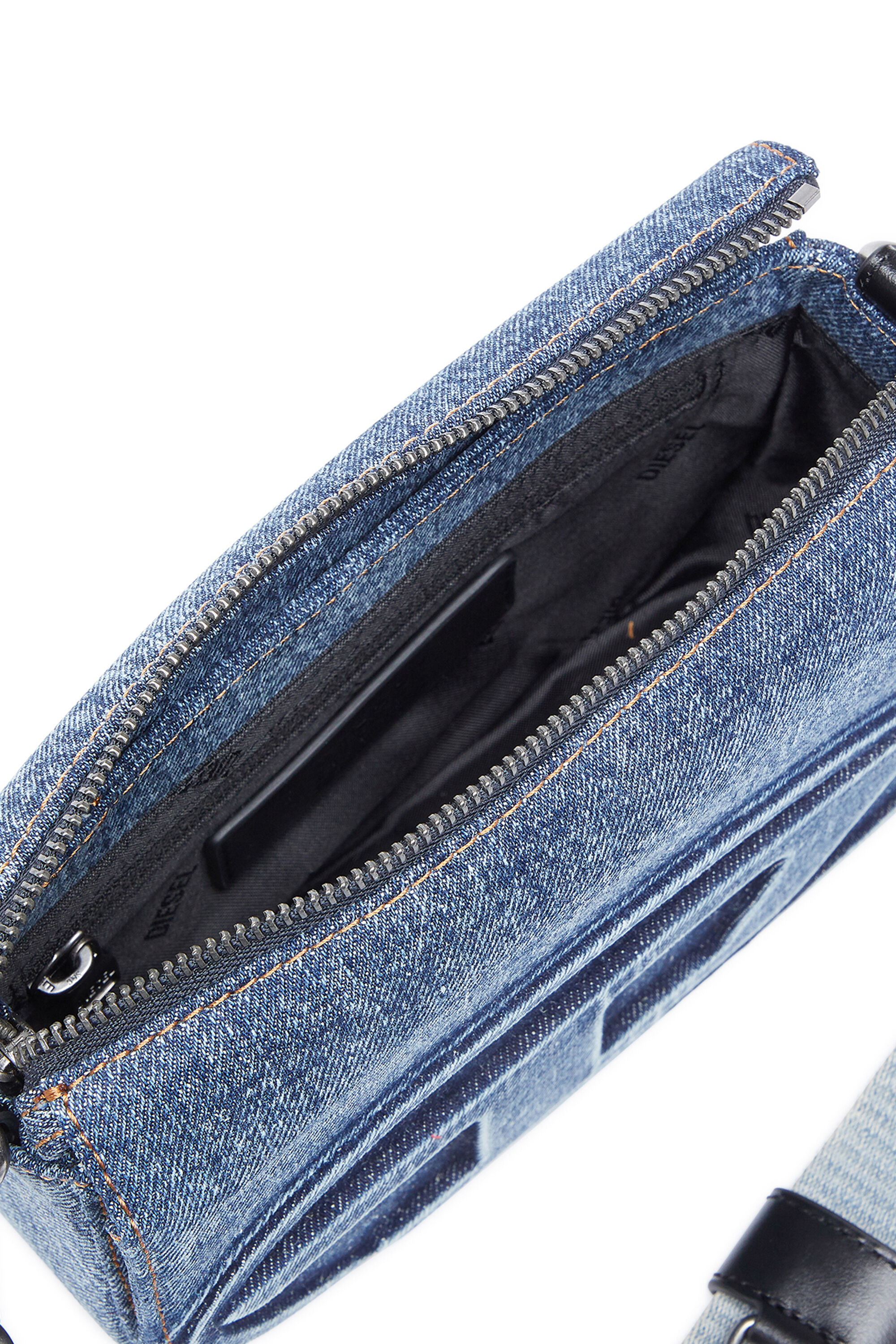 Diesel - 1DR CAMERA BAG, Unisex's Camera bag in solarised denim in Blue - 2