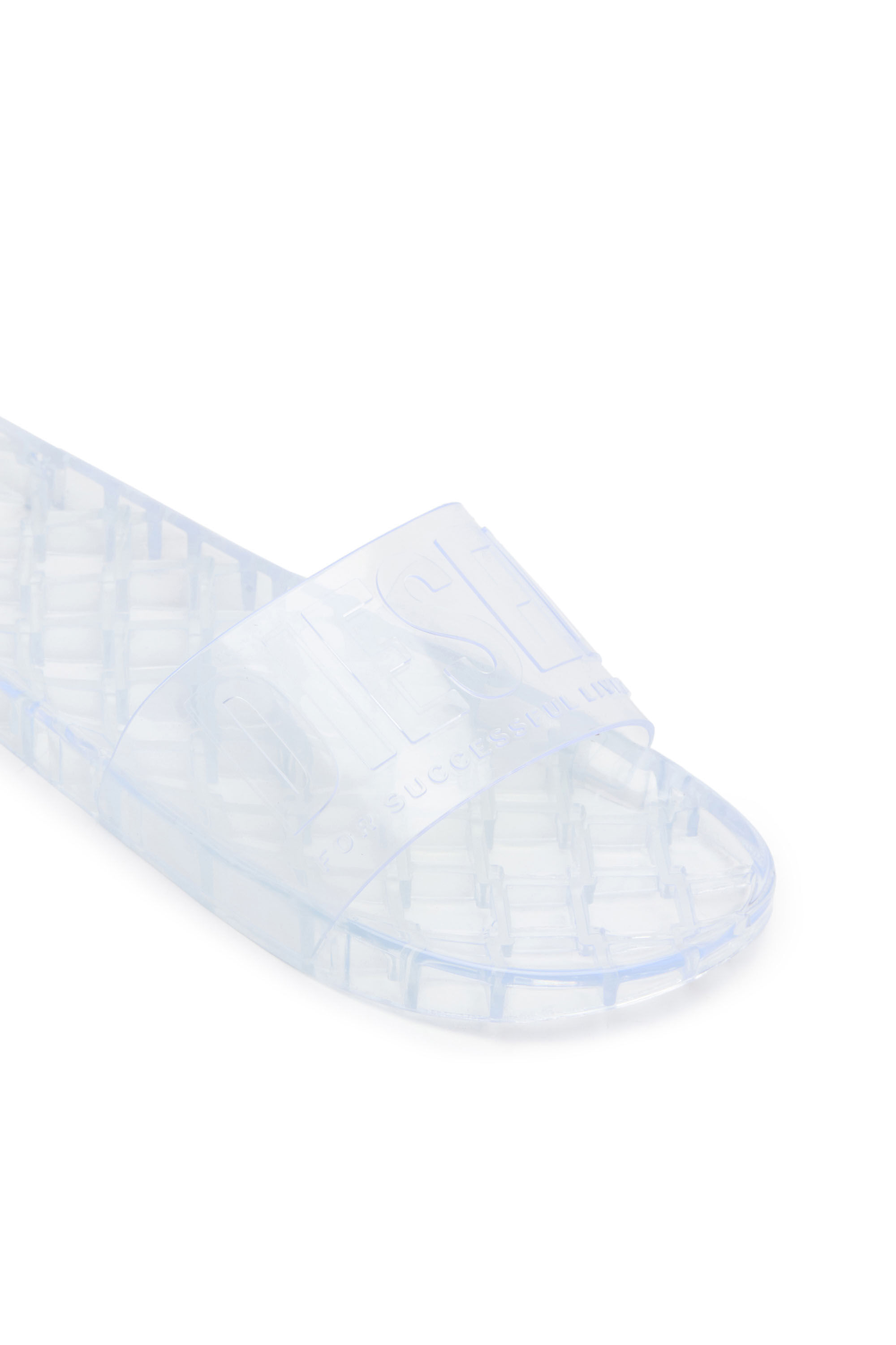 Diesel - SA-KARAIBI GL X, Woman Sa-Karaibi-Pool slides in clear PVC in White - Image 6