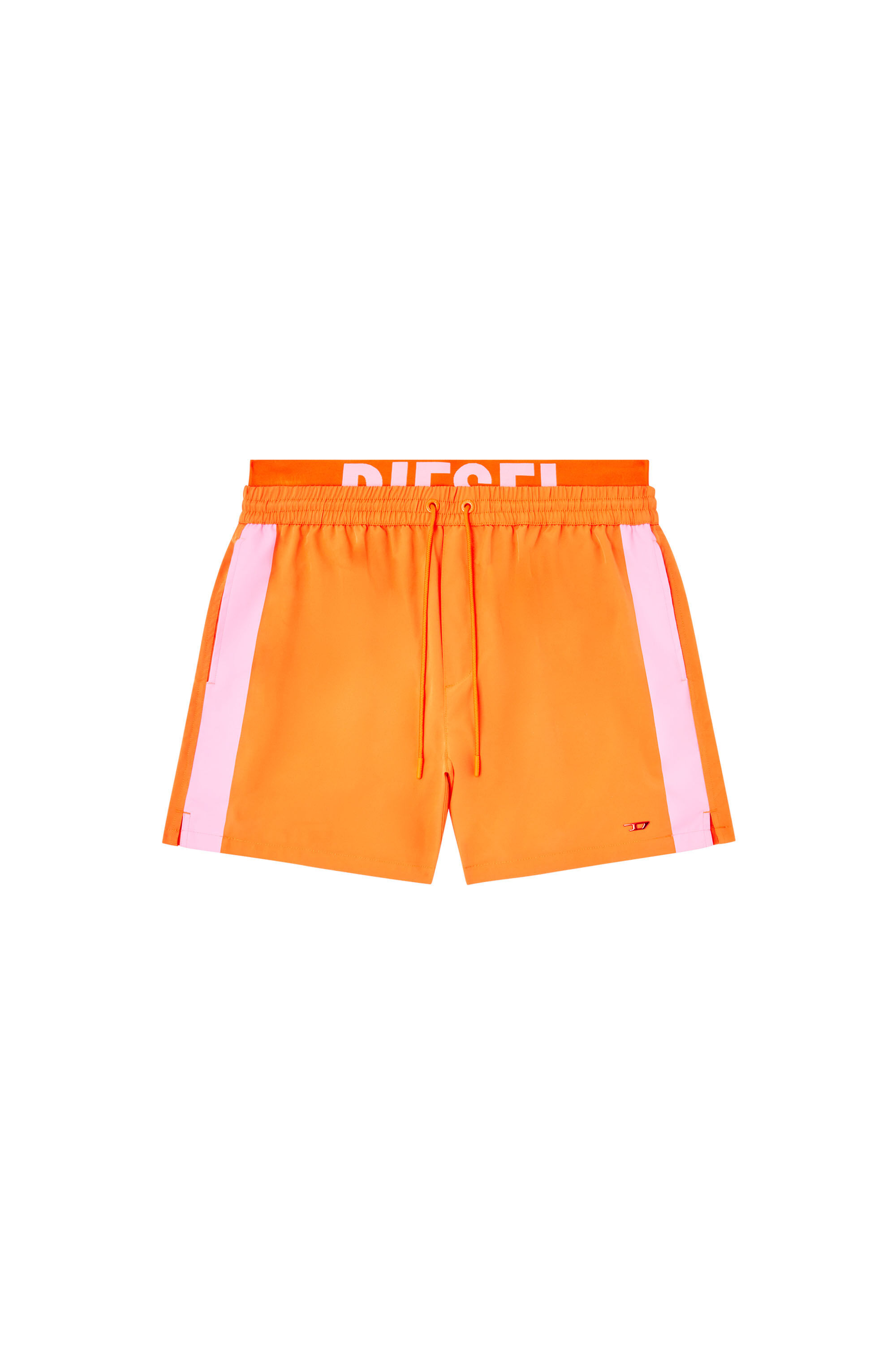 【DIESEL】Visper-41-D-Pop◆ウエストロゴ入り◆スイムショーツ ホワイトスイムショーツ Visper-41-D-Core | WE IN STYLE