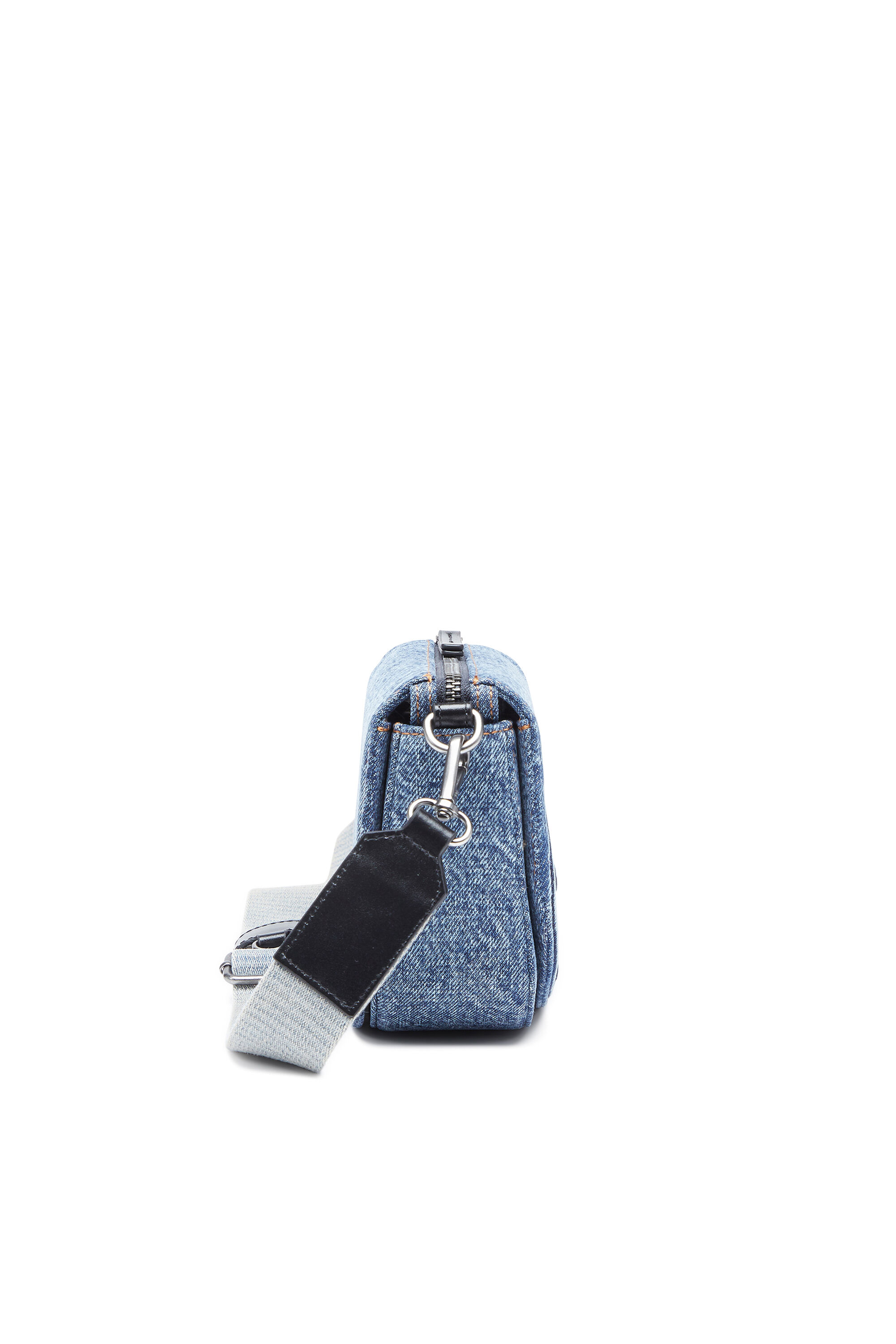 Diesel - 1DR CAMERA BAG, Unisex's Camera bag in solarised denim in Blue - 4