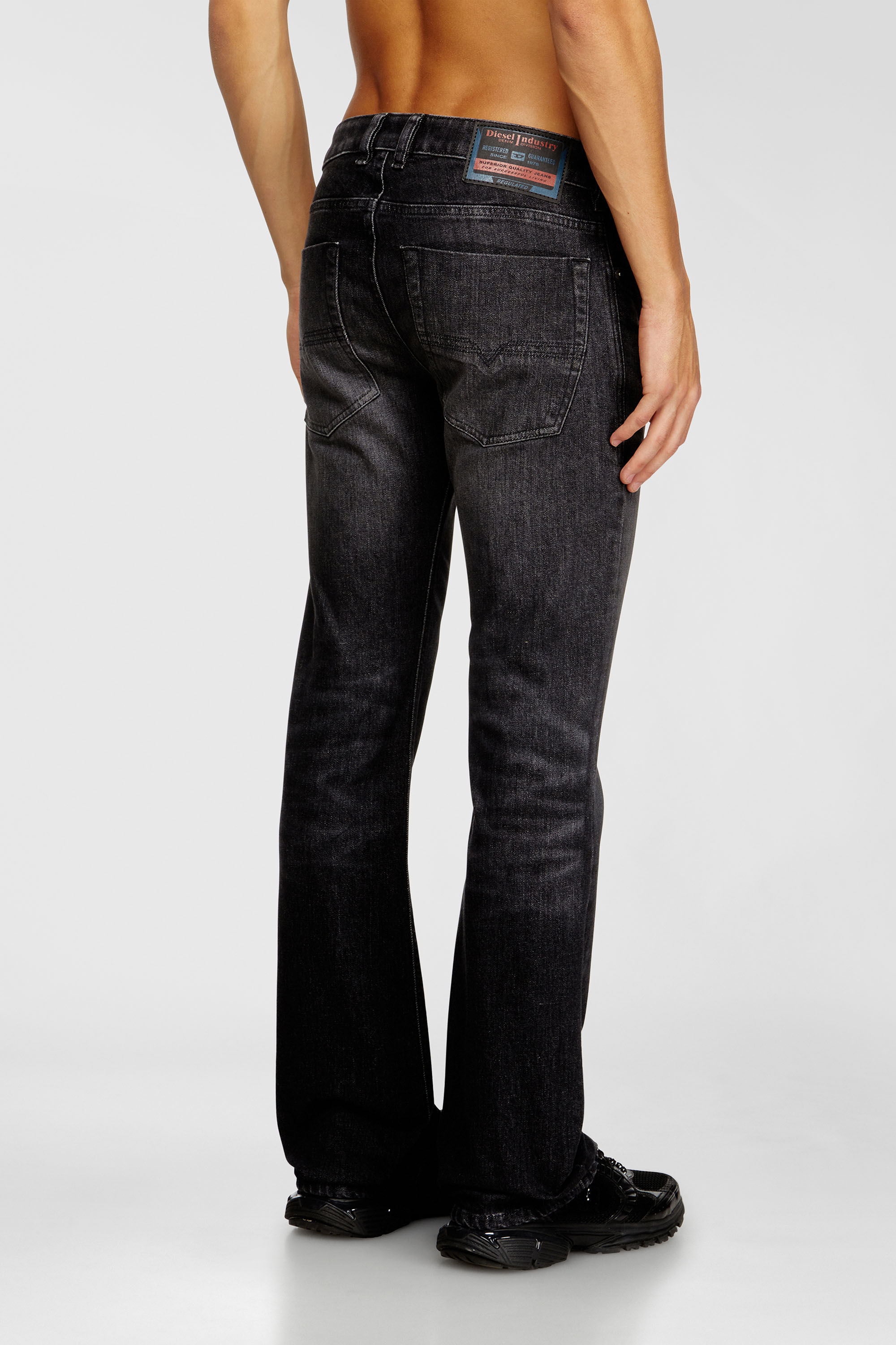 Diesel - Man's Bootcut Jeans 2007 Zatiny 09N48, Black/Dark grey - 5