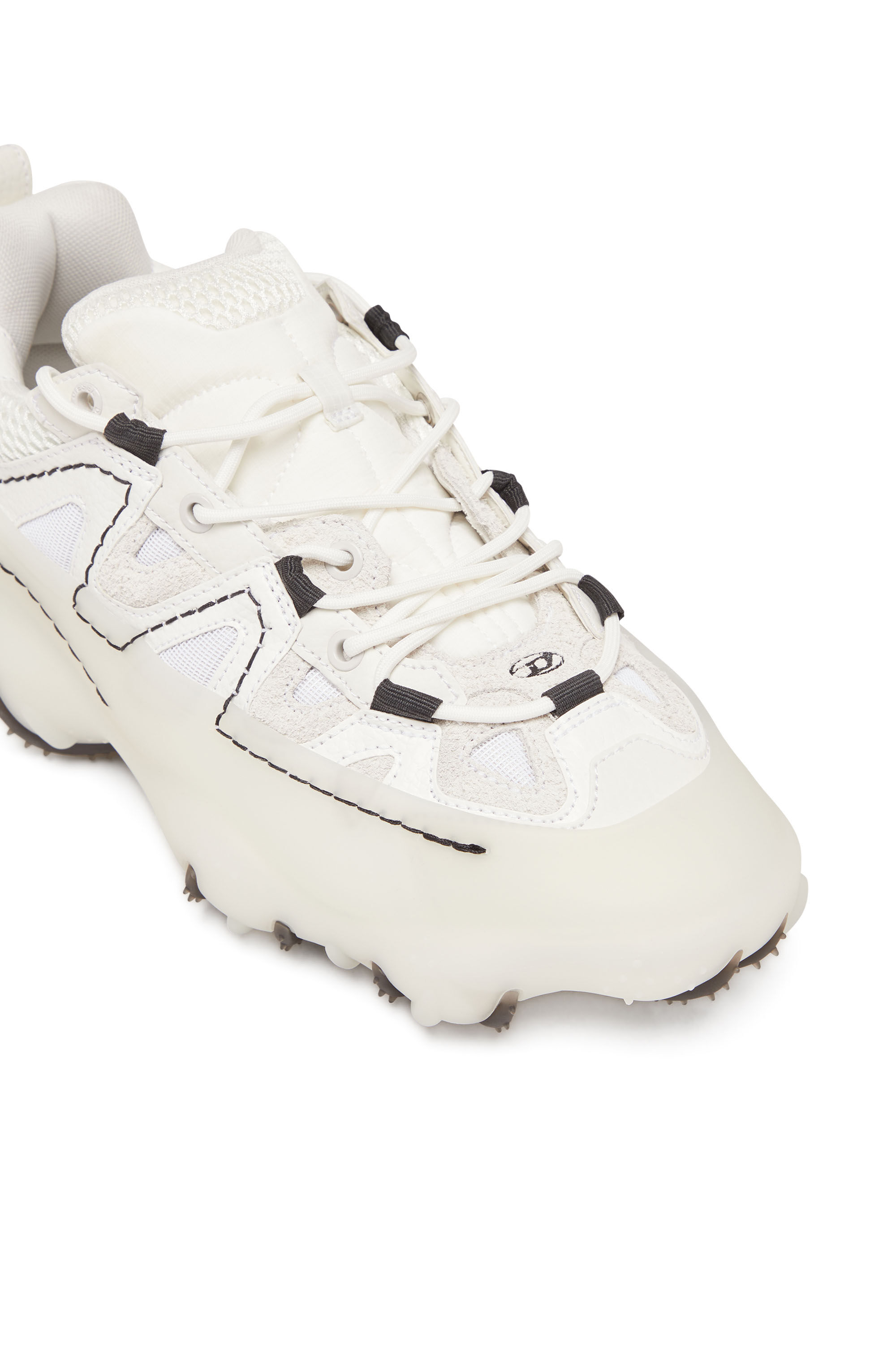 Diesel - S-PROTOTYPE P1, Man S-Prototype P1-Low-top sneakers with rubber overlay in White - Image 6
