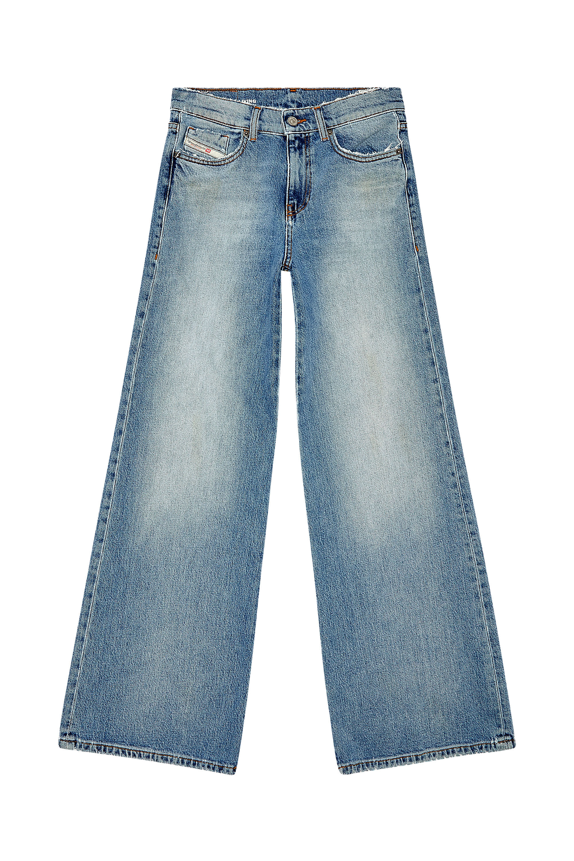 Diesel - Woman Bootcut and Flare Jeans 1978 D-Akemi 0DQAD, Light Blue - Image 5