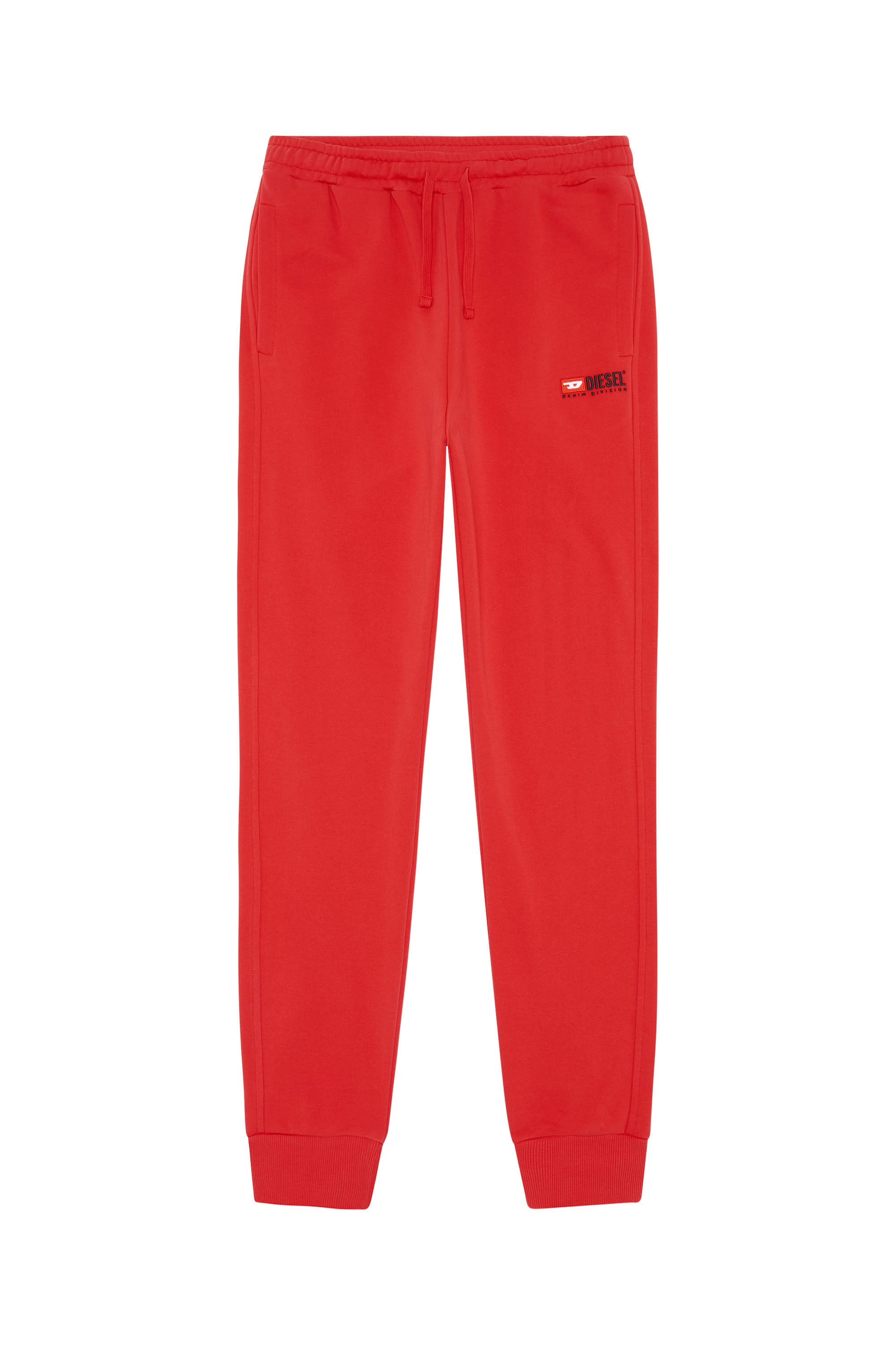 Diesel - P-TARY-DIV, Man Sweatpants with logo embroidery in Red - Image 2