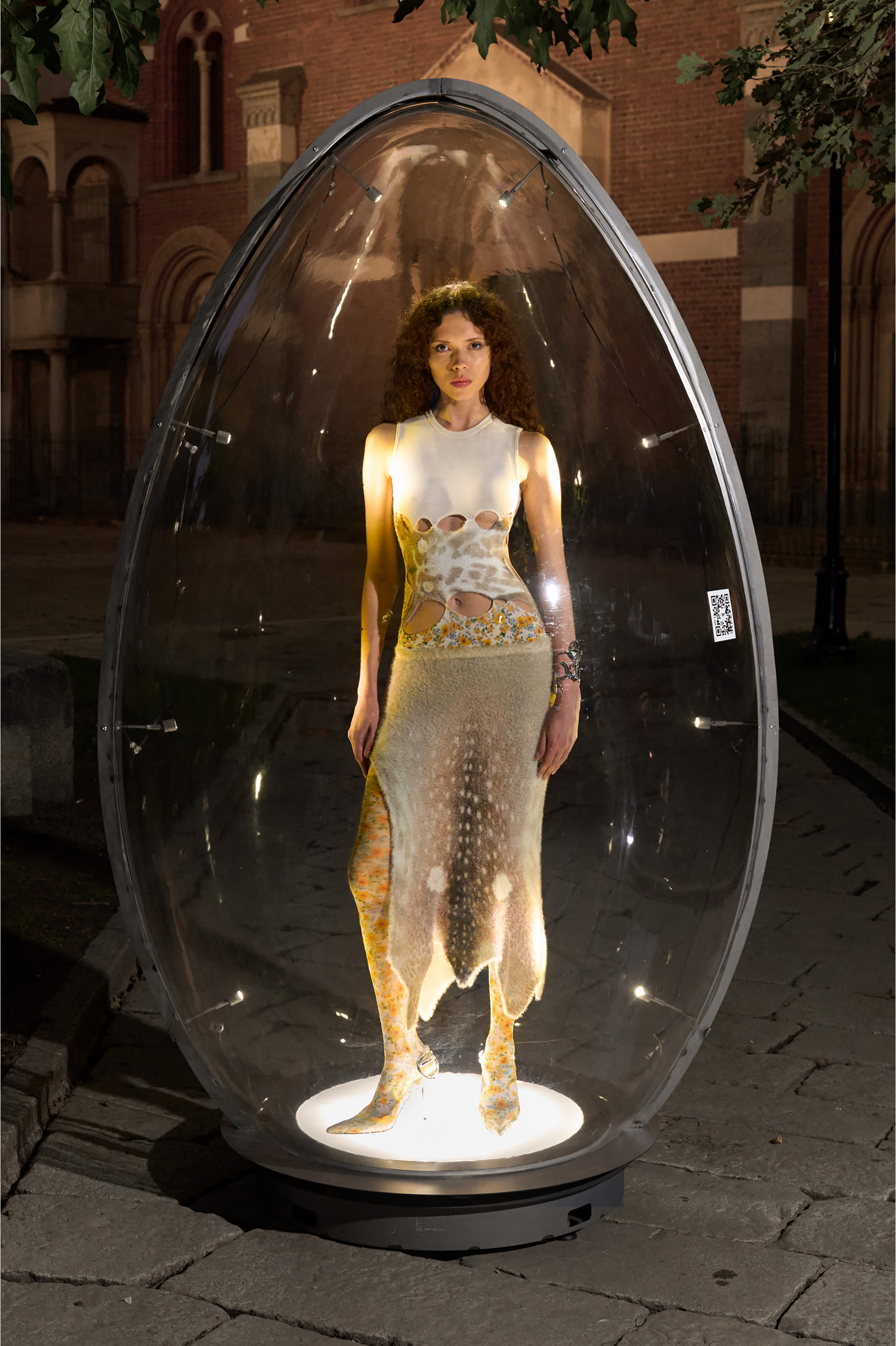 Diesel - CUFF FROG, Woman's Skeleton-effect metal bracelet in Silver - 4