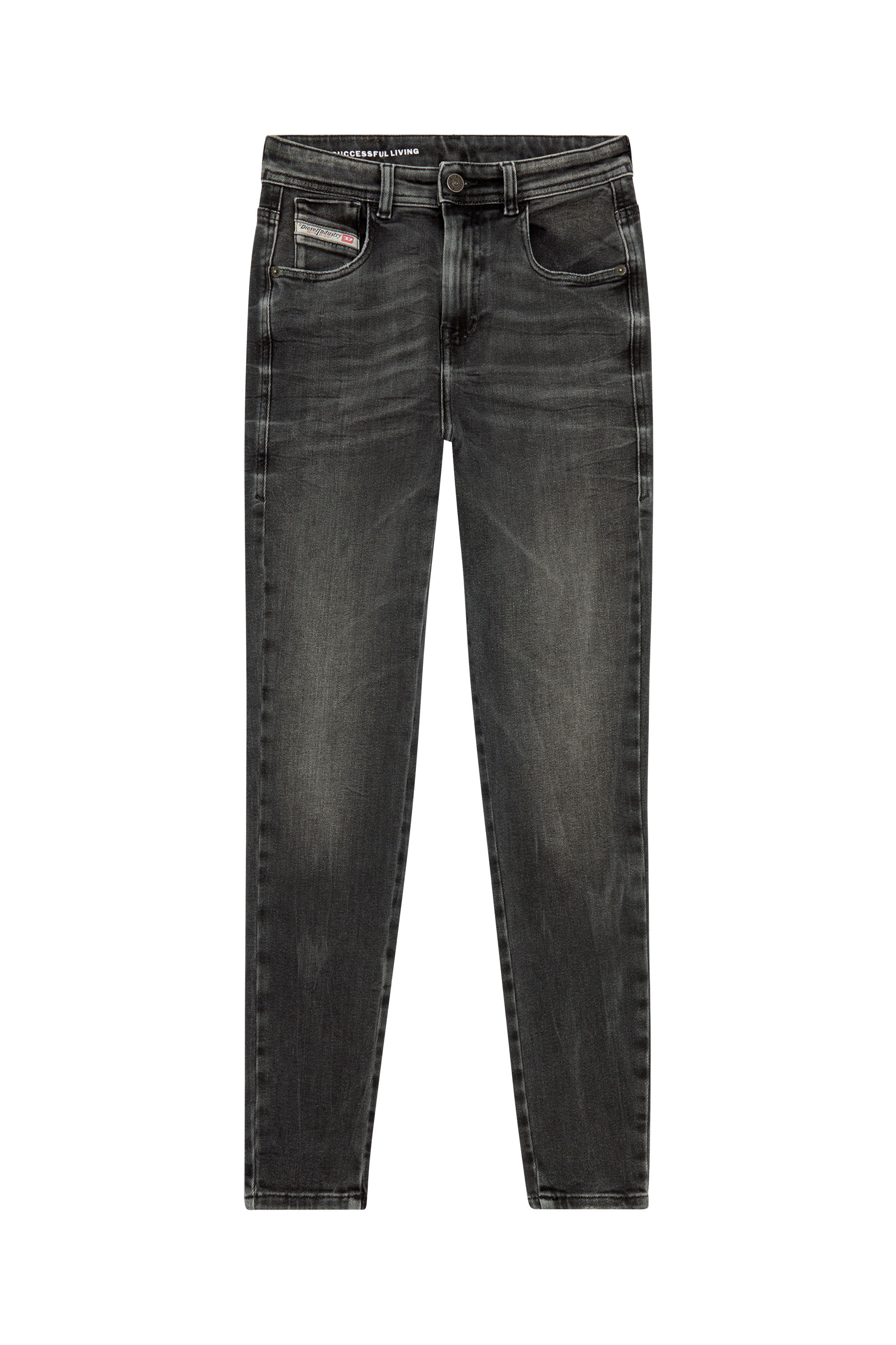 Diesel - Super skinny Jeans 1984 Slandy-High 09H87, Black/Dark grey - Image 2