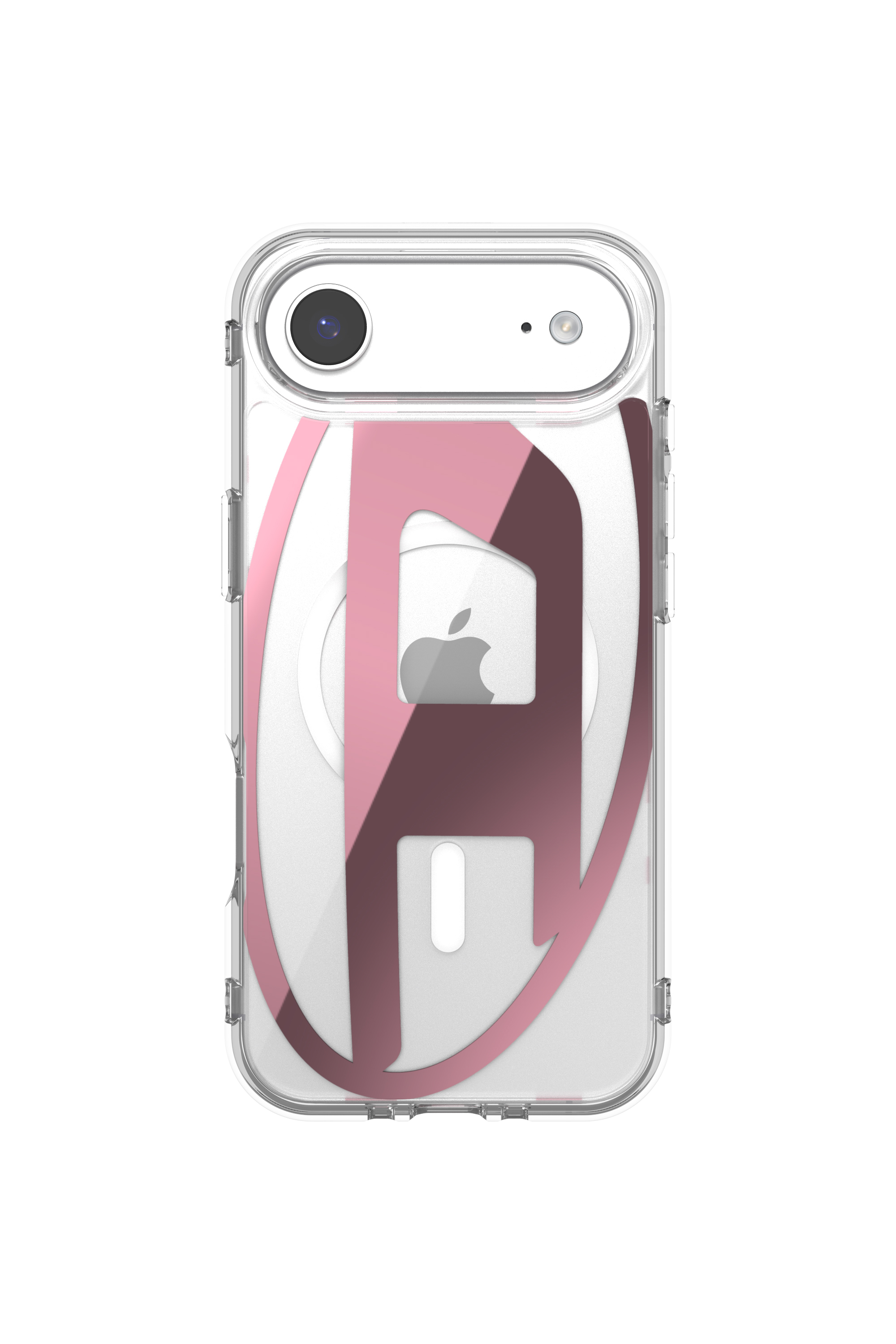 Diesel - 60420 AOP CASE, Unisex's Oval D metallic case with magsafe for iPhone 17 Air in Pink - 2
