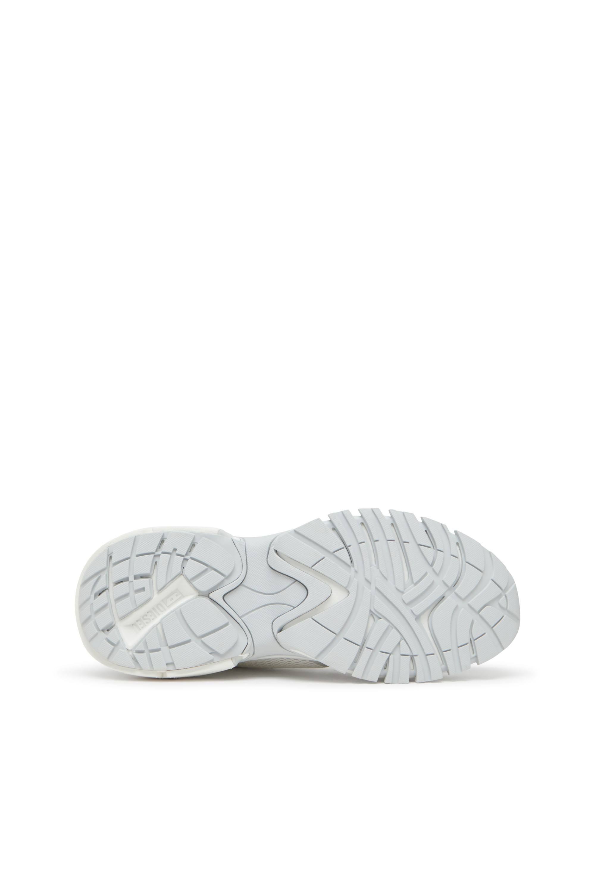 S-PRO-V-DENSE LOW W, White/Silver Diesel - S-PRO-V-DENSE LOW W, Woman's S-Pro-V-Dense-Metallic mesh sneakers with Oval D logo in White/Silver - 5