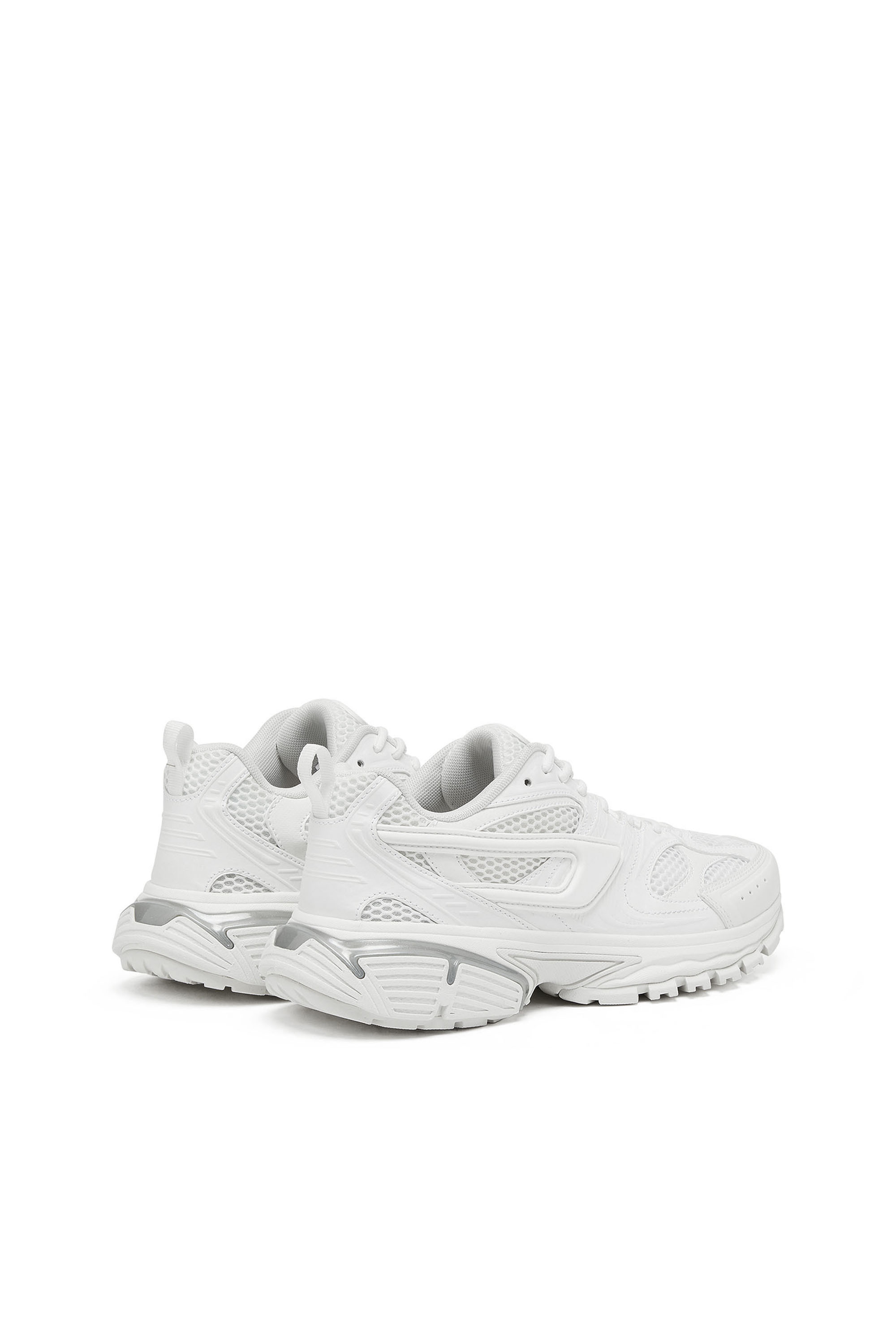 Diesel - S-SERENDIPITY PRO-X1 W, Woman S-Serendipity-Monochrome sneakers in mesh and PU in White - Image 3