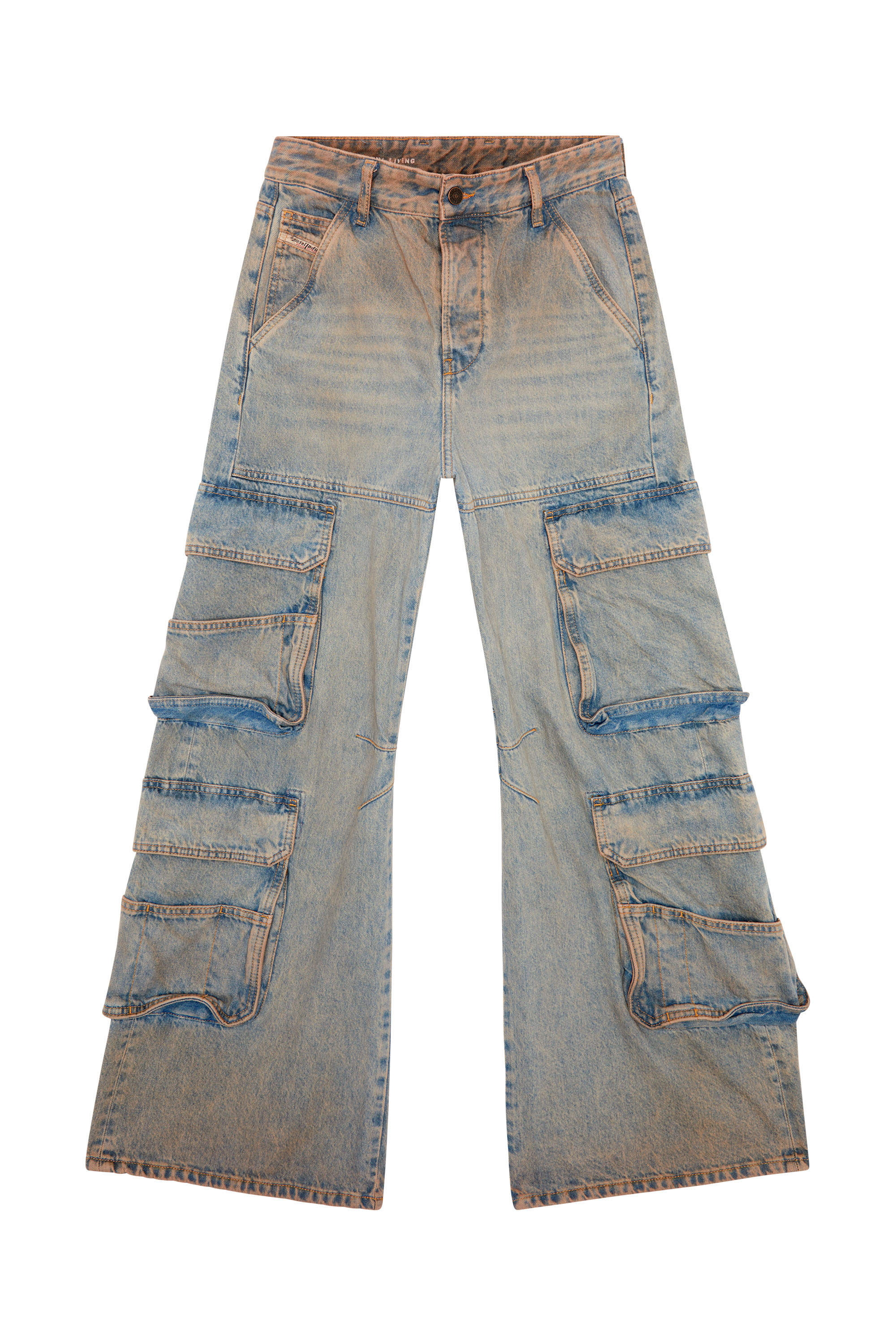 Diesel - Woman Straight Jeans 1996 D-Sire 0KIAI, Light Blue - Image 3