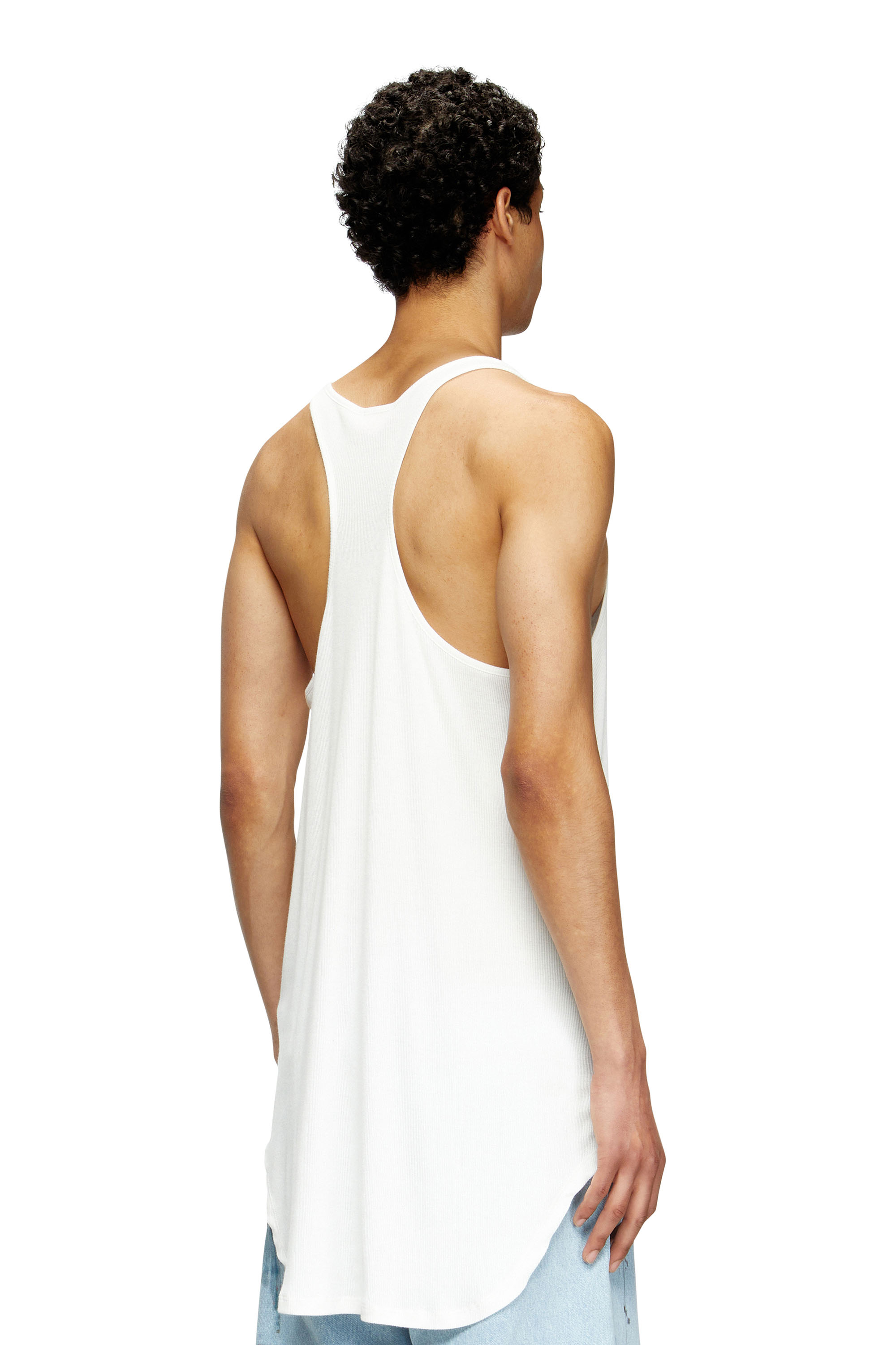 Diesel - PR-T-SHANRY-TOM25, Unisex's Tank top with graphic print in White - 4