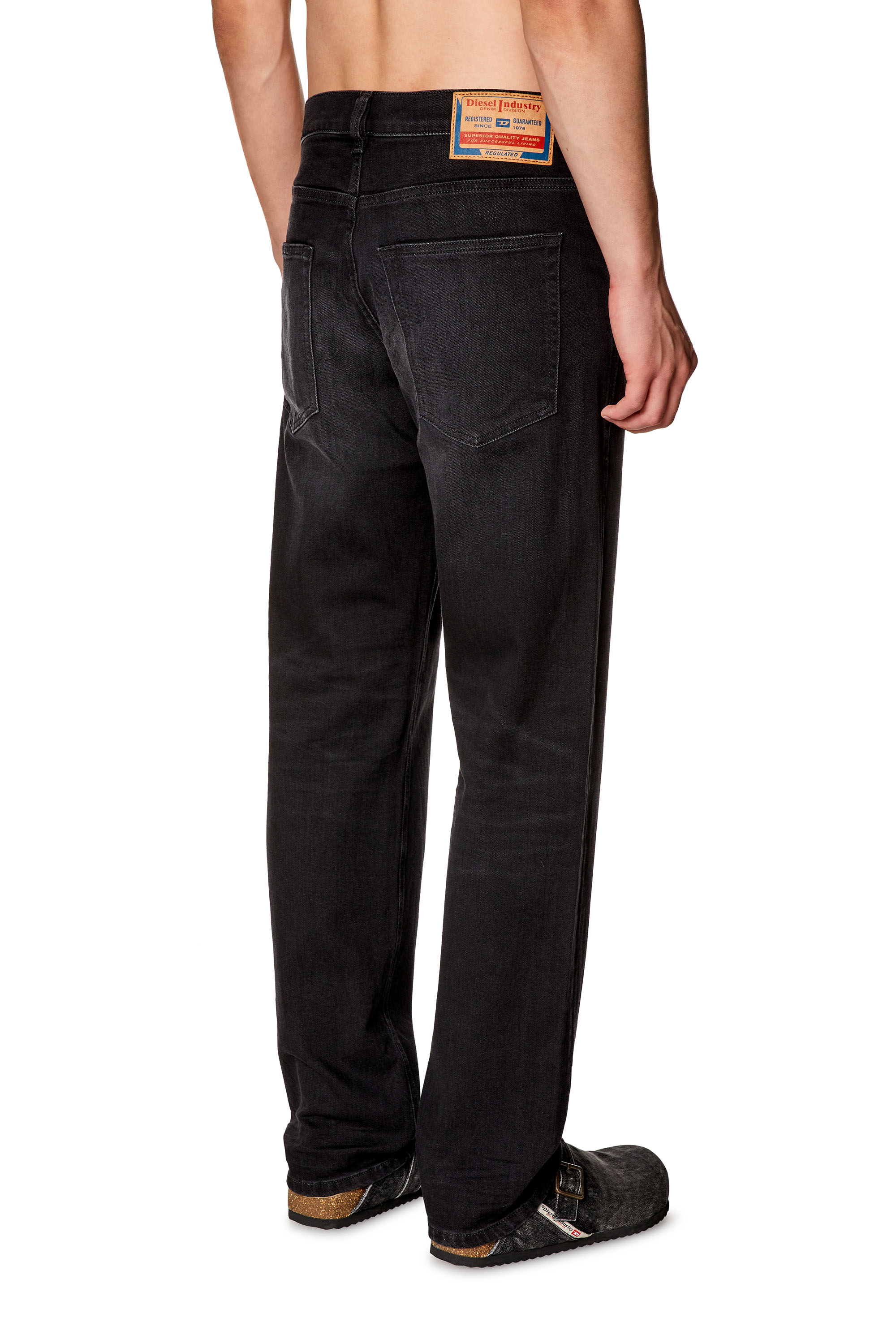 Diesel - Man Straight Jeans 2010 D-Macs 09H32, Black/Dark grey - Image 3