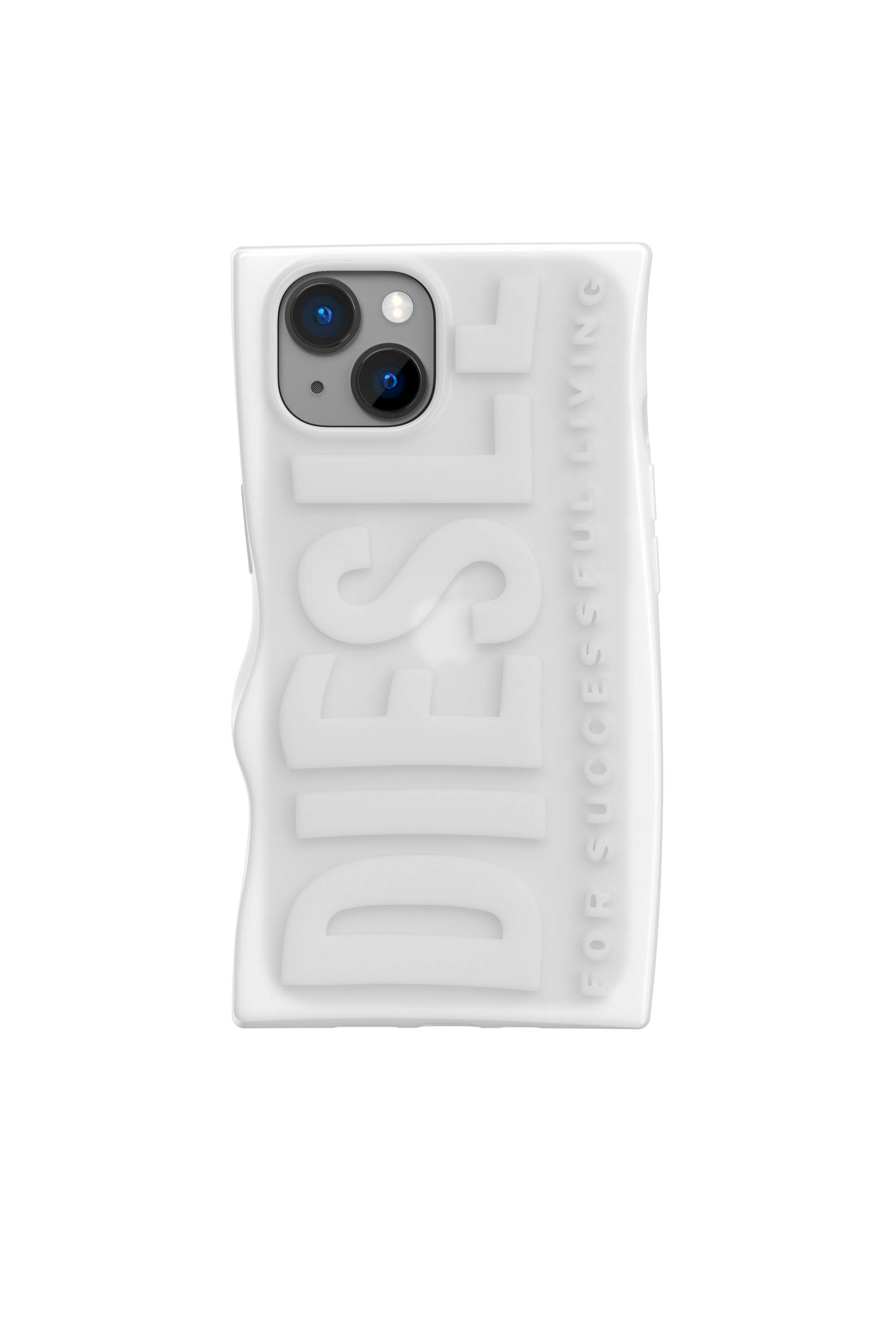 Diesel - 54122 MOULDED CASE, Unisex D By case iPhone 13/iPhone 14 in White - Image 2