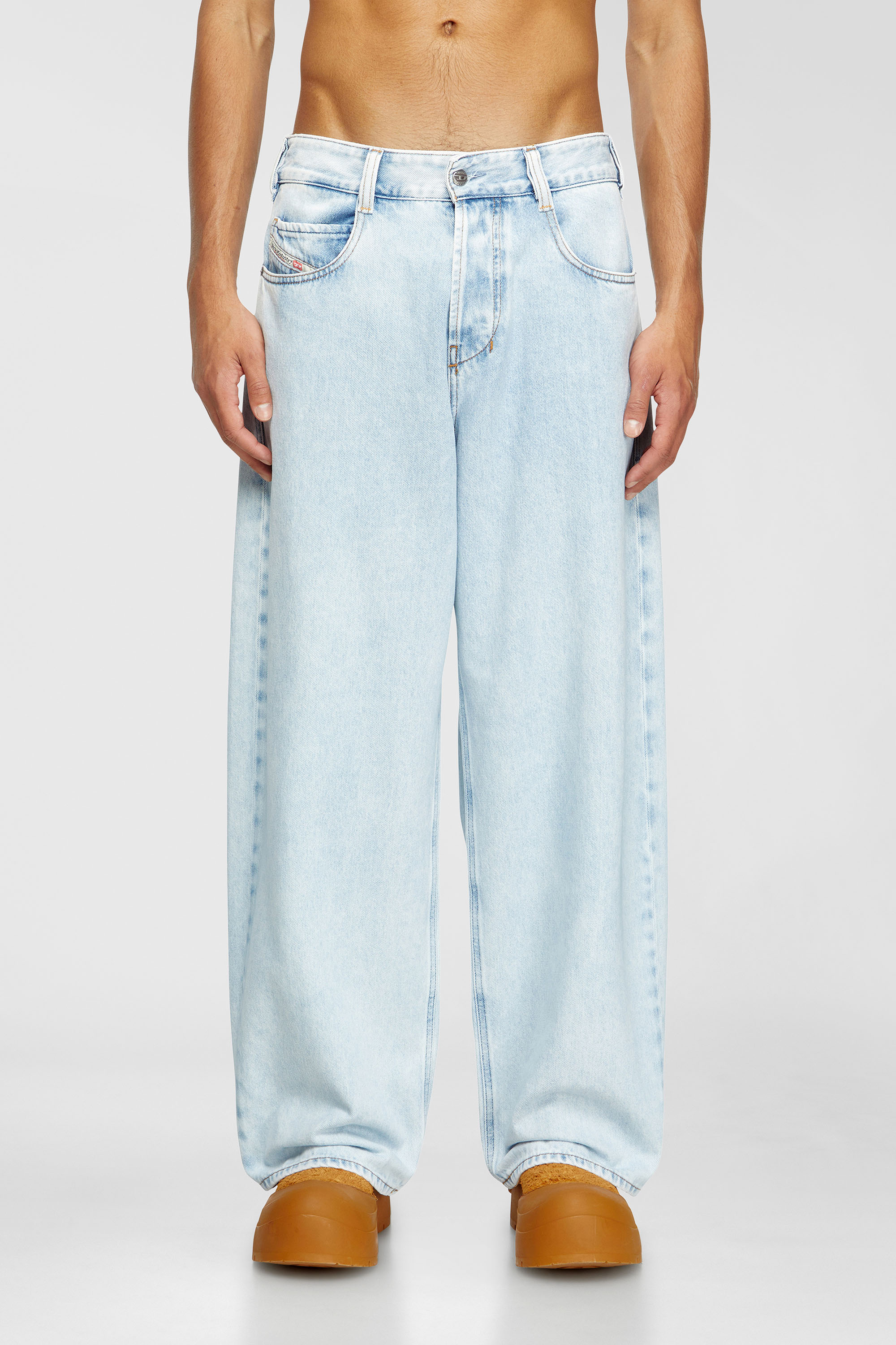 Diesel - Unisex's Relaxed Jeans 1997 D-Enim-M 09M74, Light Blue - 1