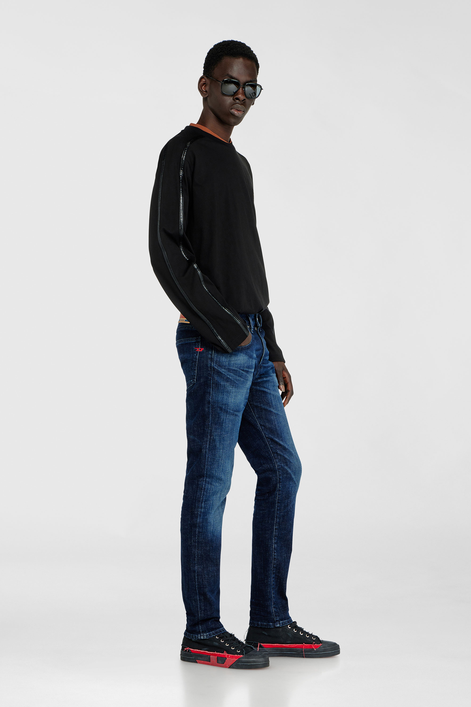 Diesel - Man's Slim Jeans 2019 D-Strukt 0ADBL, Dark Blue - 2