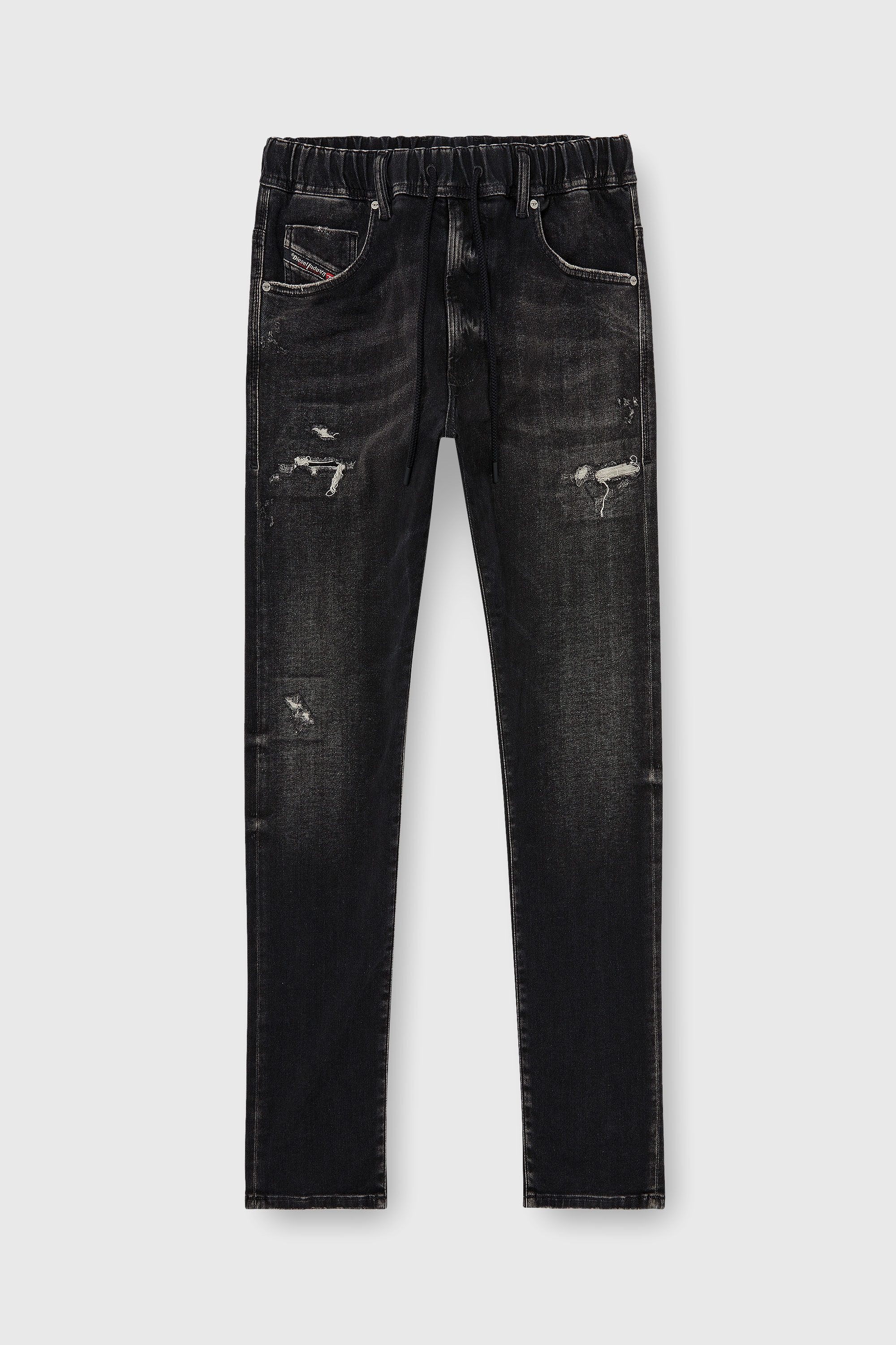 Diesel - Man's Regular 2030 D-Krooley Joggjeans&reg; 09Q22, Black/Dark grey - 4