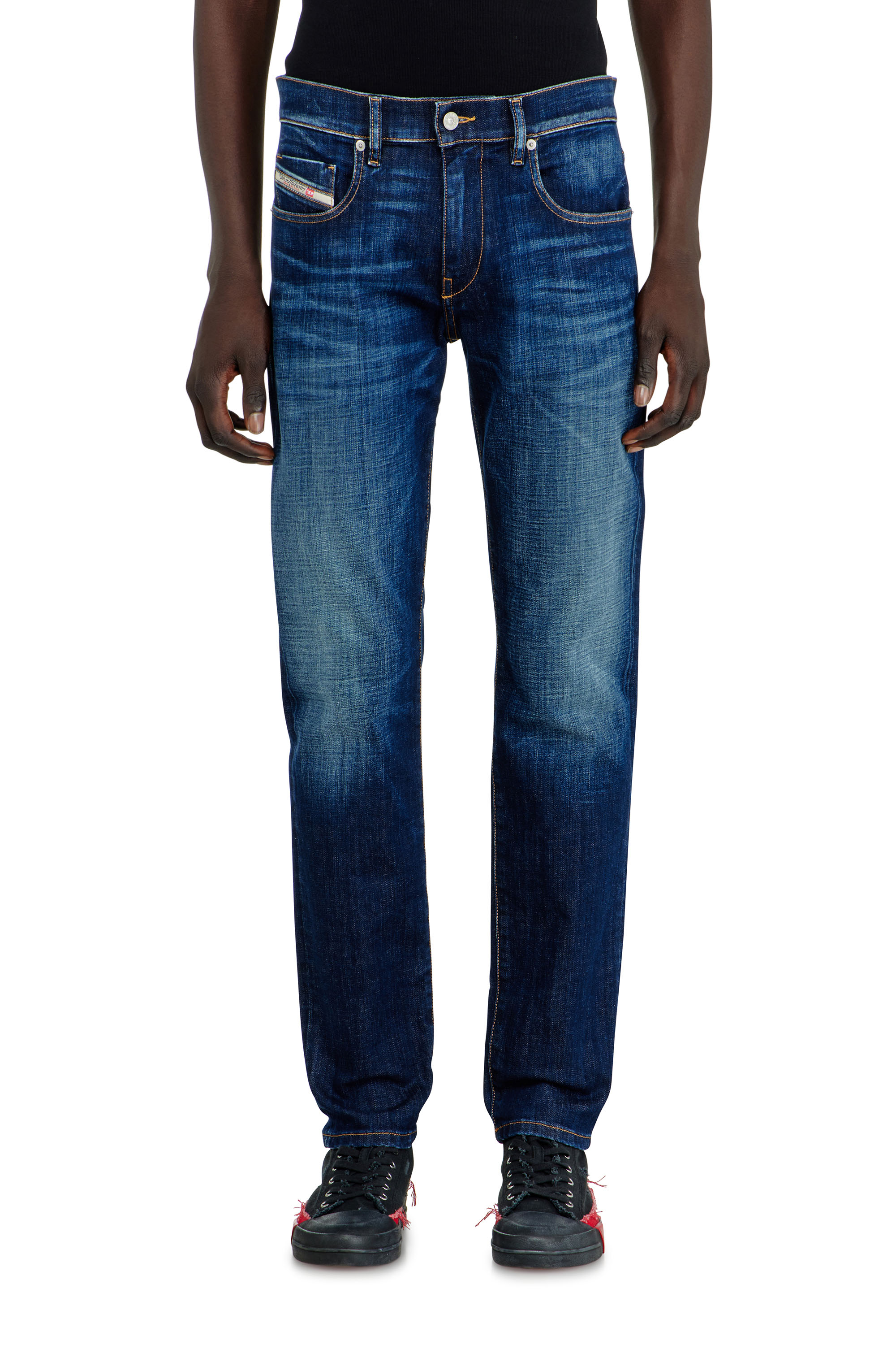 Diesel - Man's Slim Jeans 2019 D-Strukt 09L61, Medium blue - 2