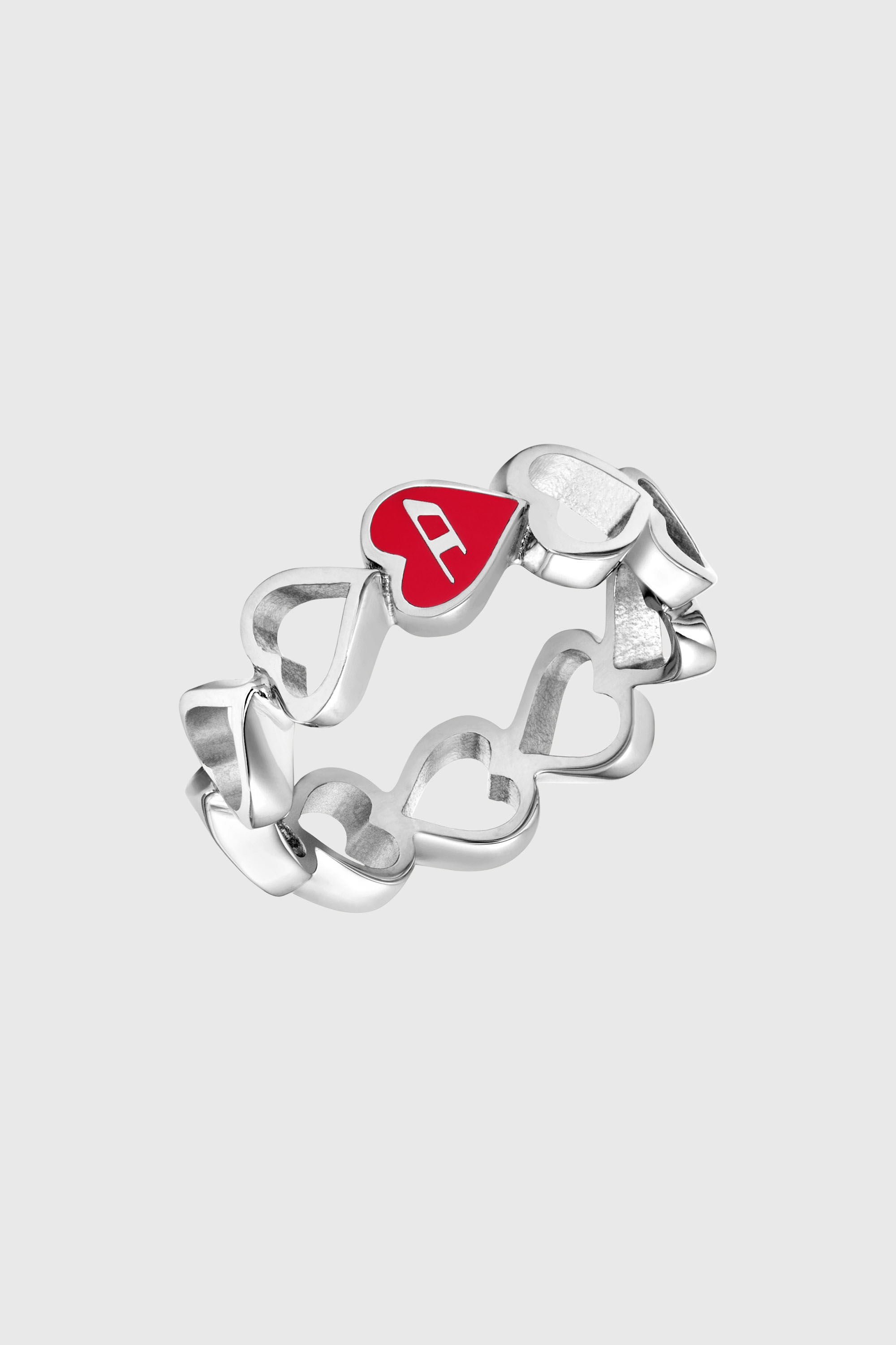 Diesel - DX166940 JEWELLERY, Unisex's Stainless Steel Band Ring in Silver - 1