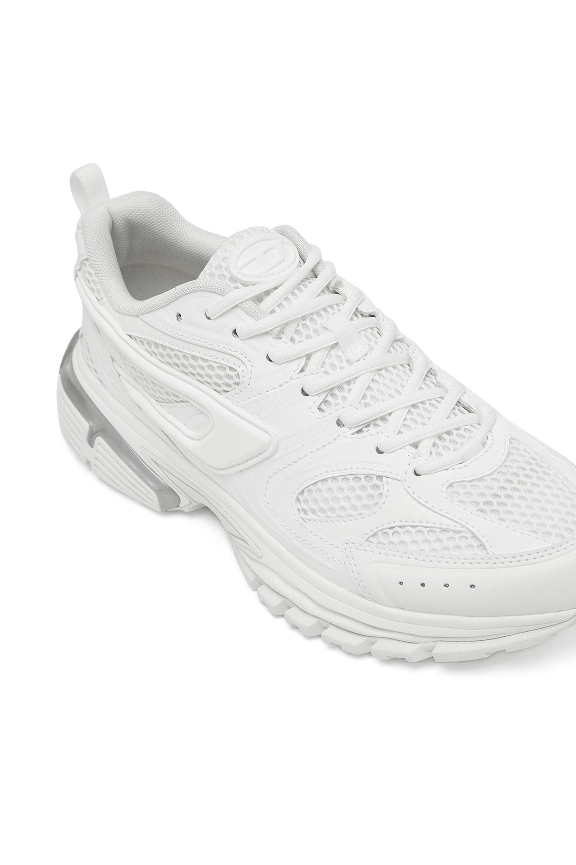 Diesel - S-SERENDIPITY PRO-X1 W, Woman S-Serendipity-Monochrome sneakers in mesh and PU in White - Image 6