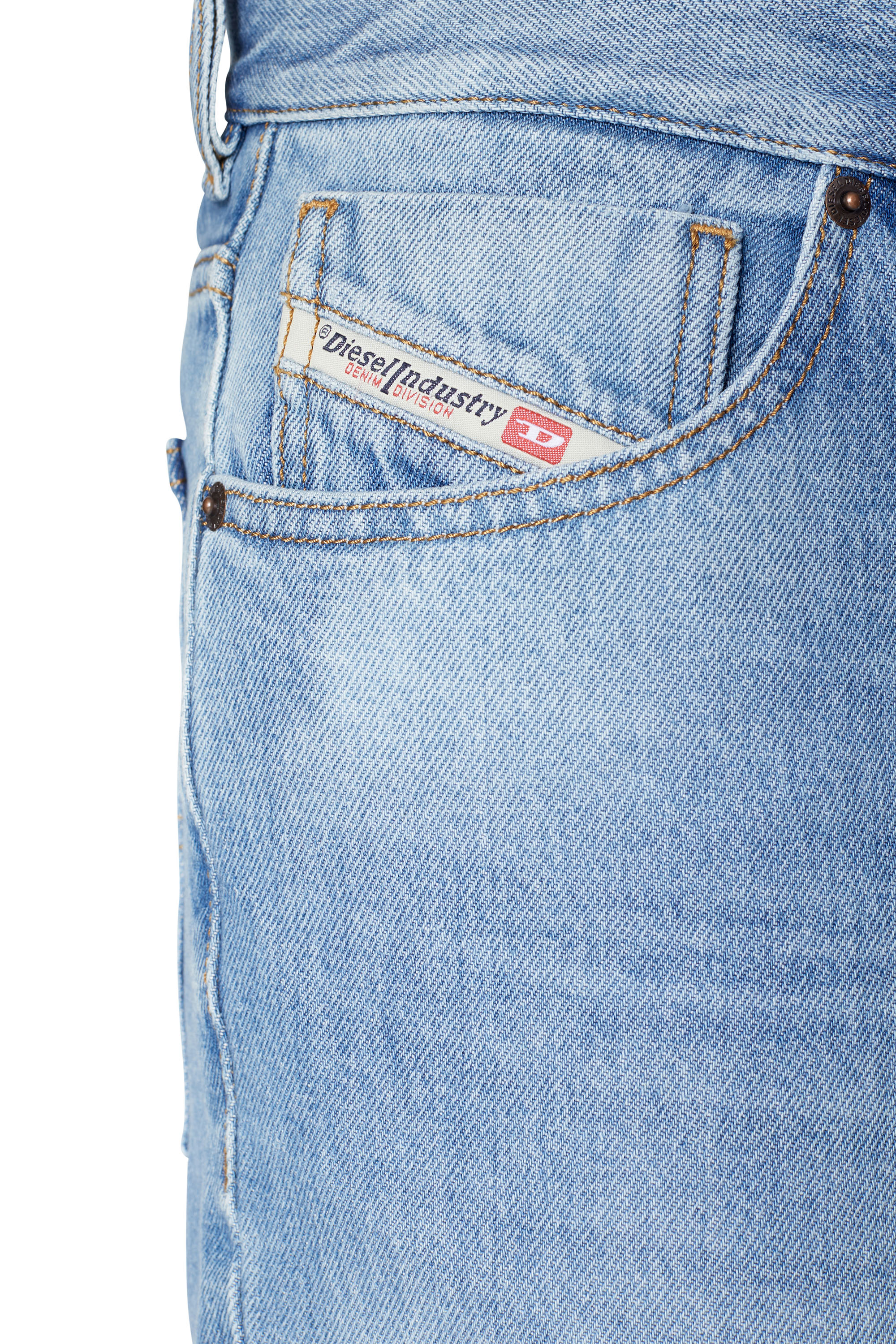Diesel - Straight Jeans 1995 D-Sark 09C15, Light Blue - Image 3