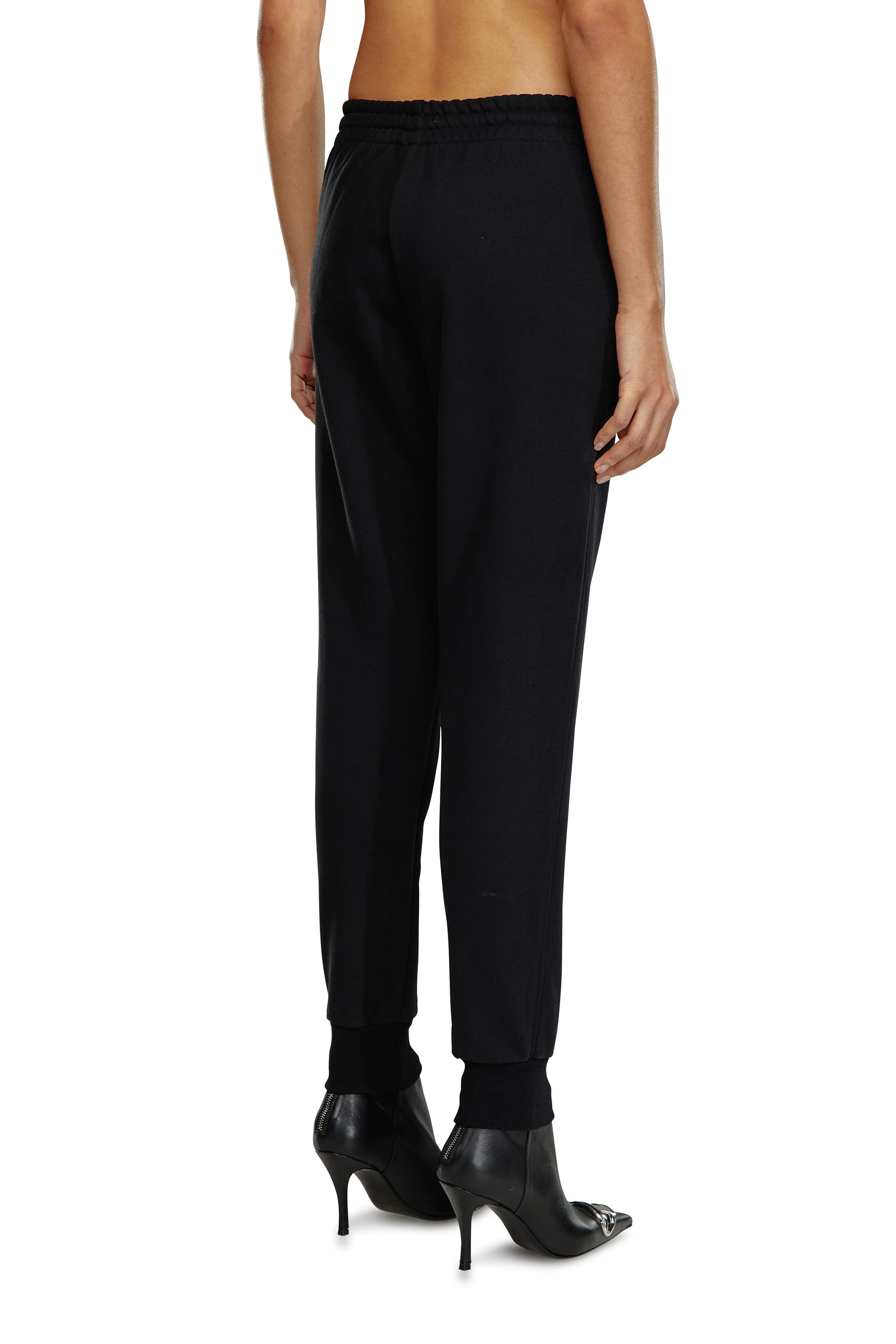 Diesel - P-JAMY-MICRODIV, Woman Sweatpants with micro logo embroidery in Black - Image 4
