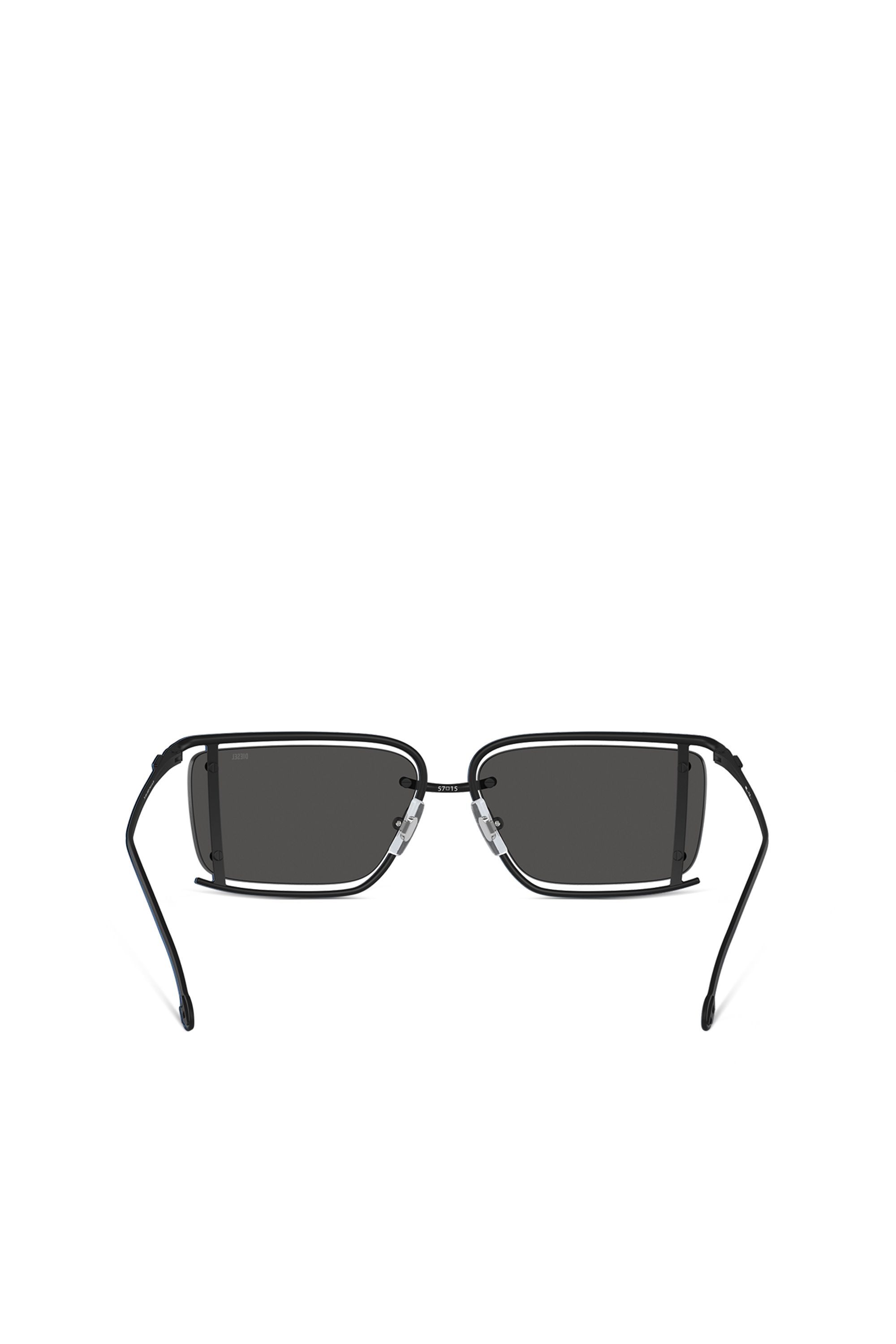 Diesel - 0DL1002, Unisex's Rectangle sunglasses in Black - 3