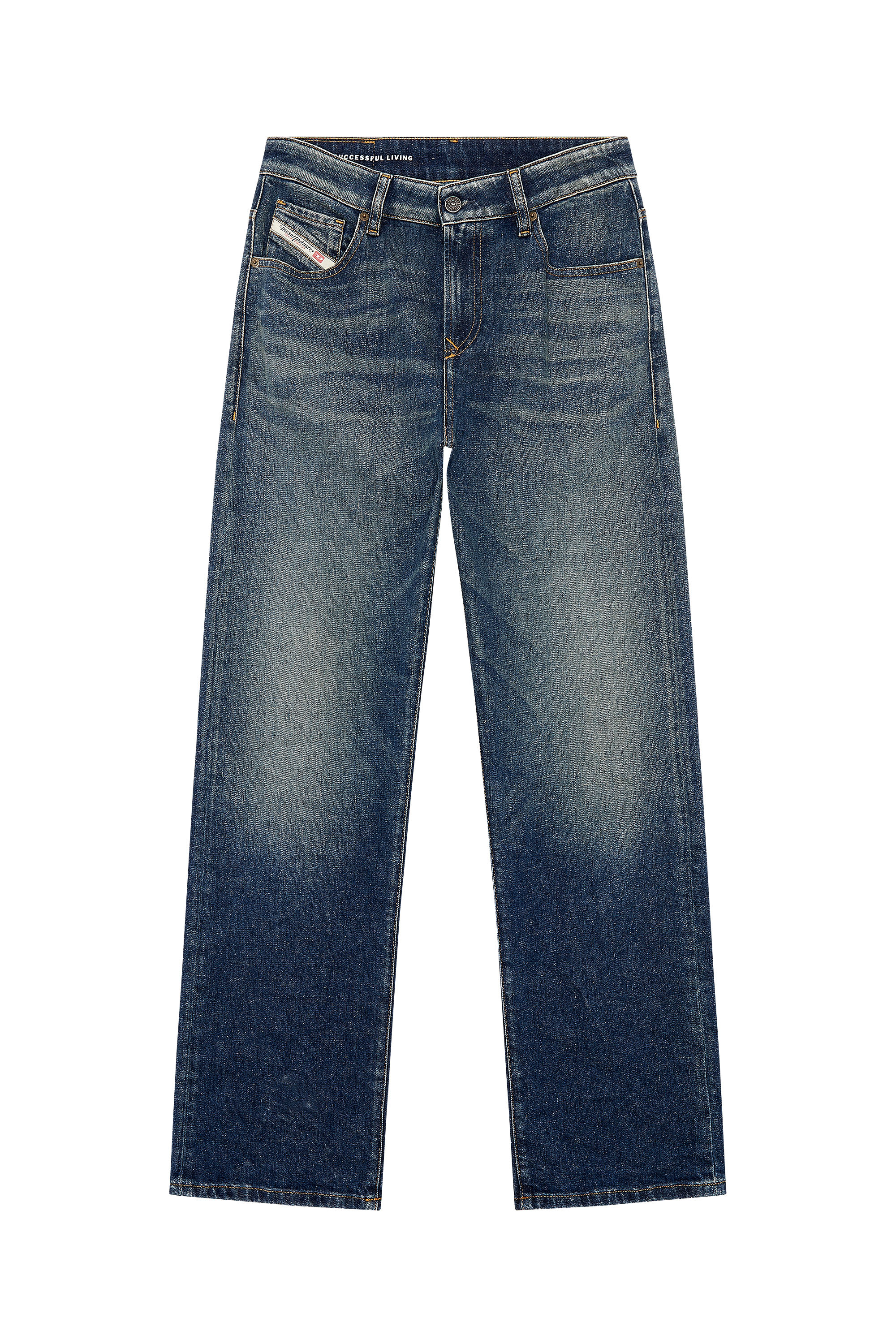 Diesel - Woman Straight Jeans 1999 D-Reggy 09H49, Dark Blue - Image 3