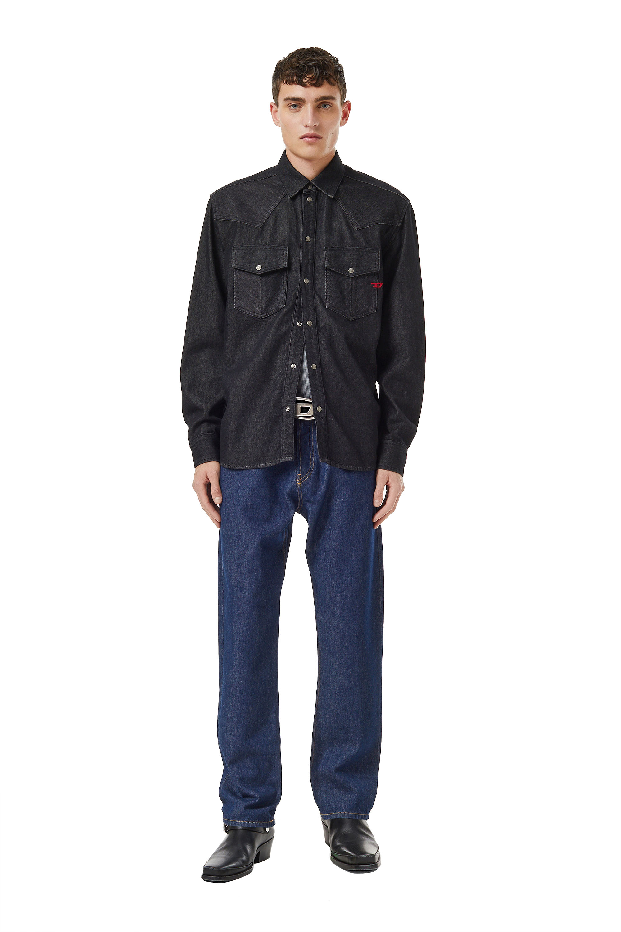 Diesel - Straight Jeans 2020 D-Viker Z9B85, Dark Blue - Image 5