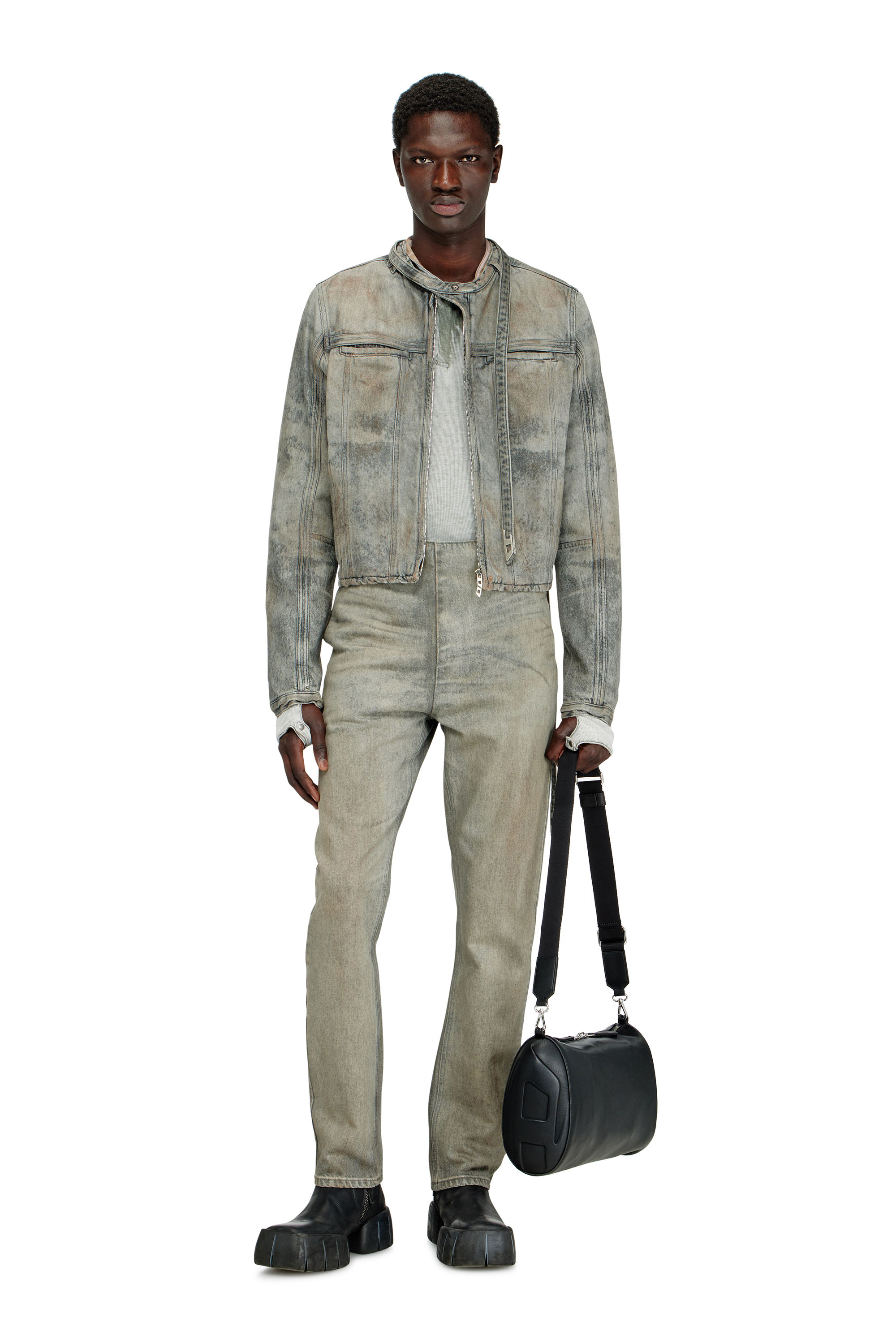 Diesel - Man's Slim Jeans D-THANOR 09P24, Grey - 1