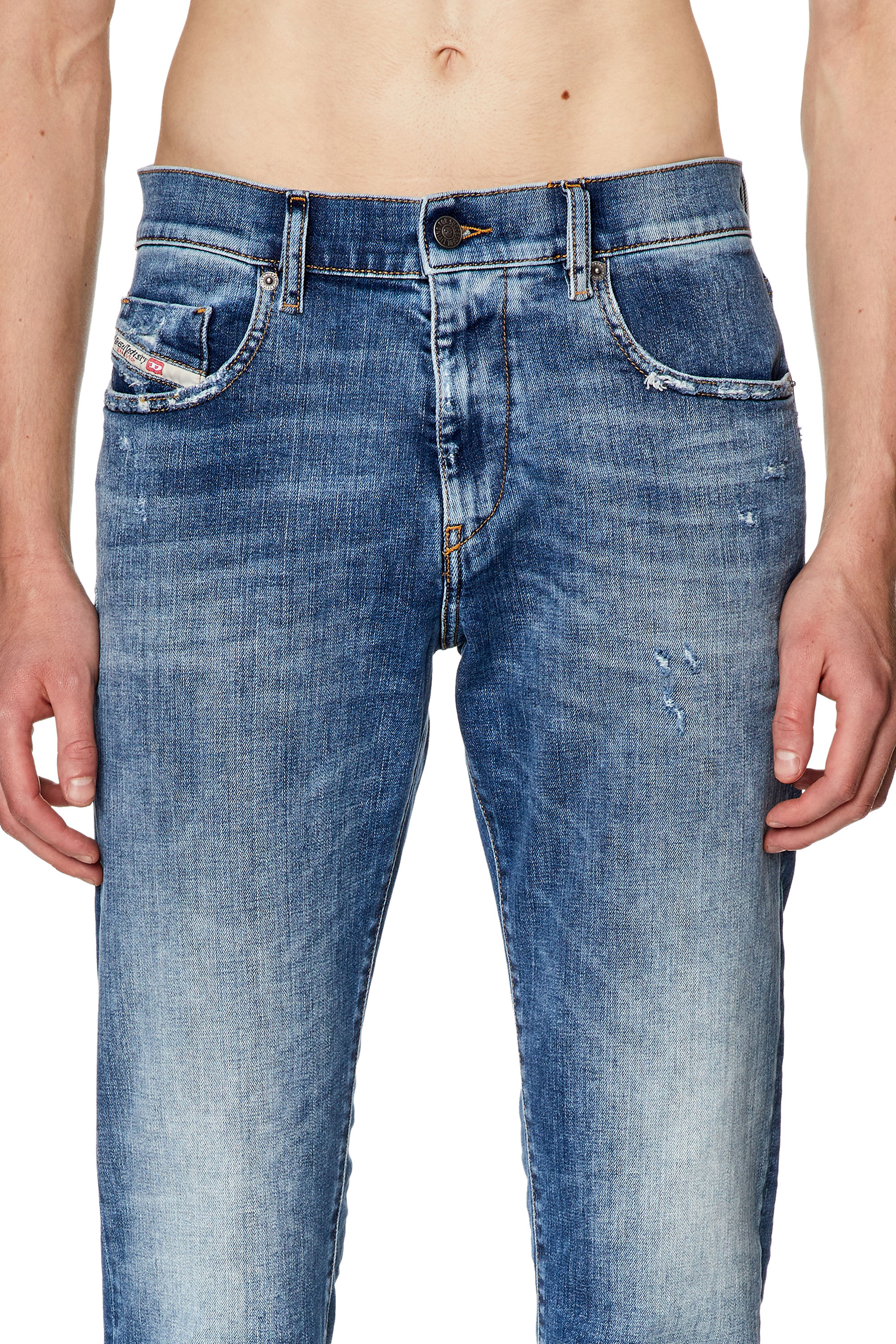 Diesel - Slim Jeans 2019 D-Strukt 09G32, Medium blue - Image 3